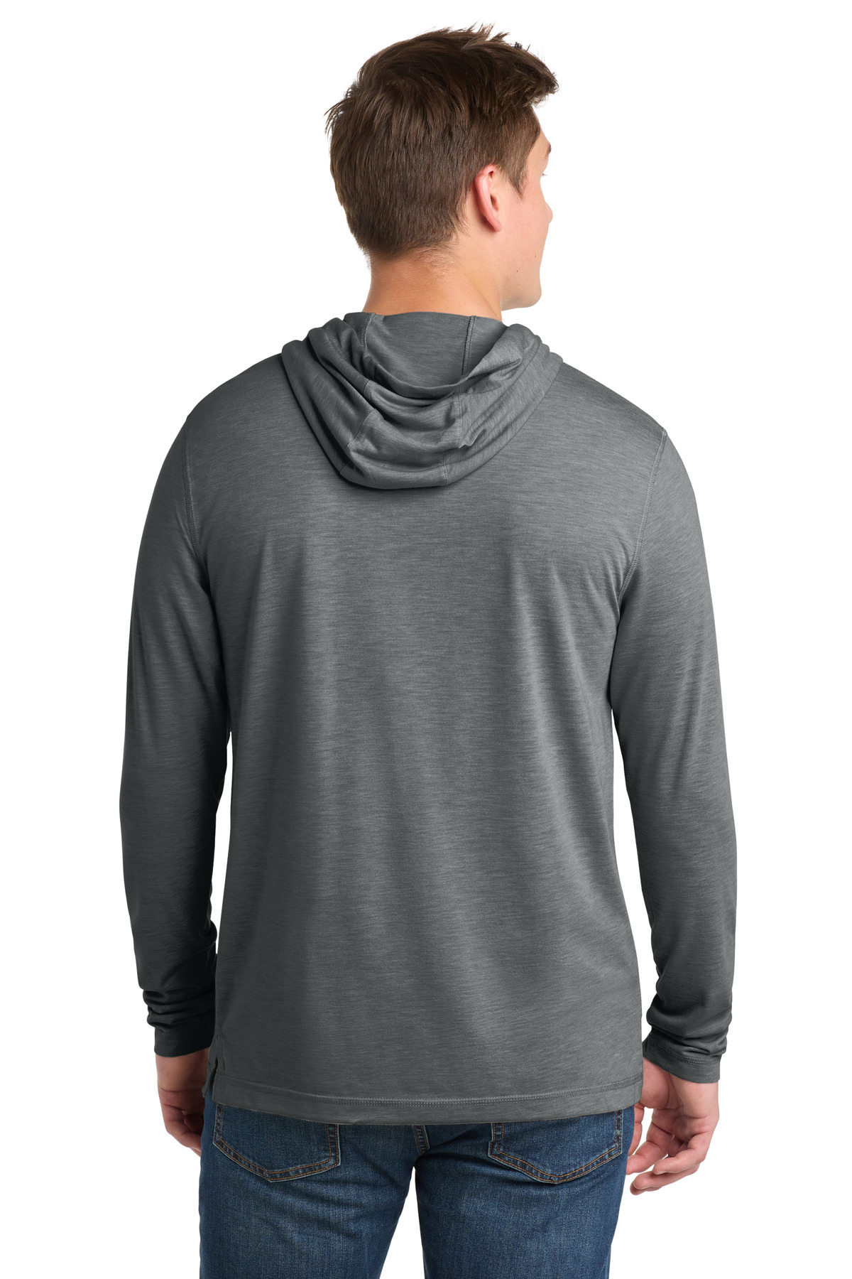 Sport-Tek PosiCharge Tri-Blend Wicking Long Sleeve Hoodie ST406