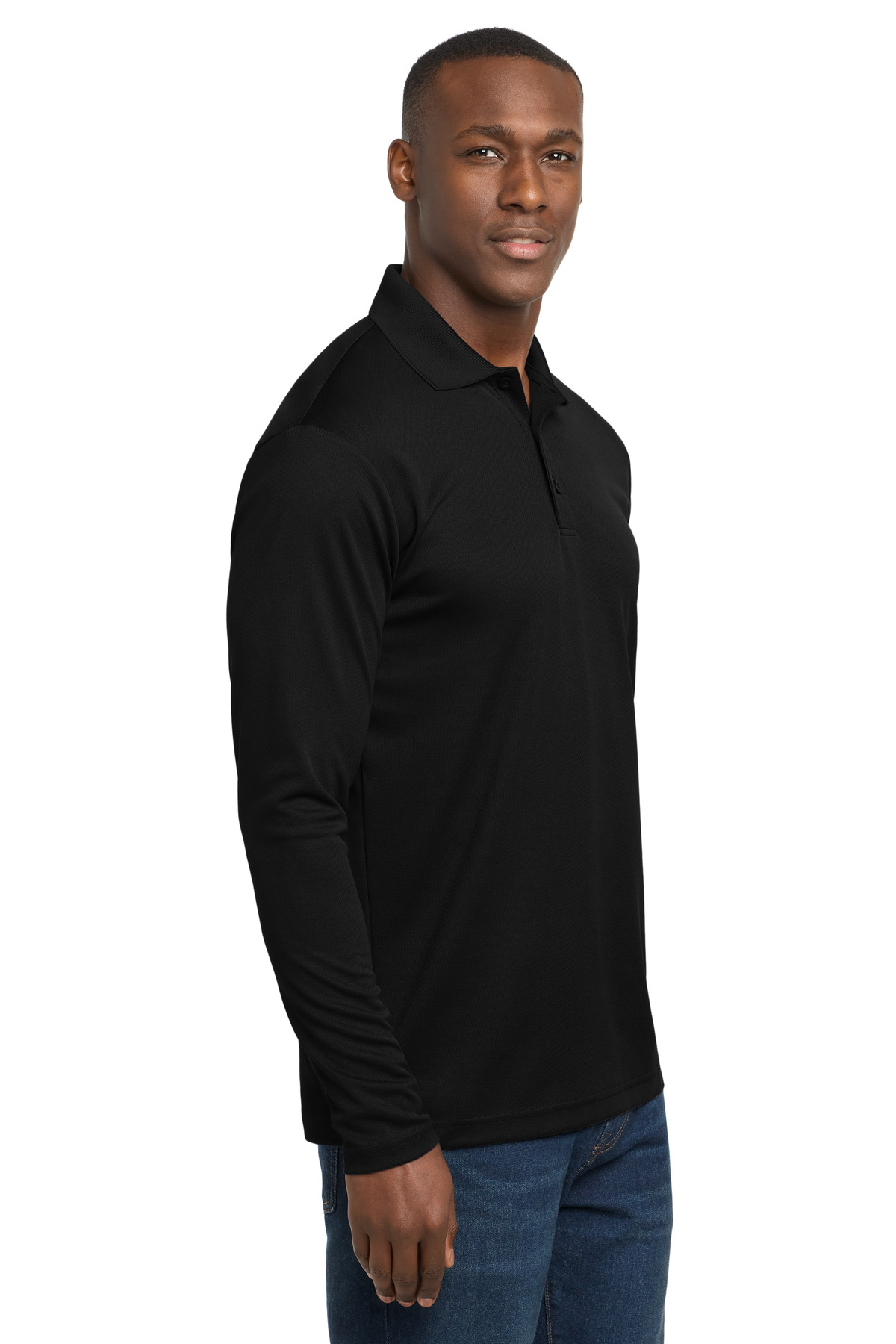 Sport-Tek PosiCharge RacerMesh Long Sleeve Polo. ST640LS