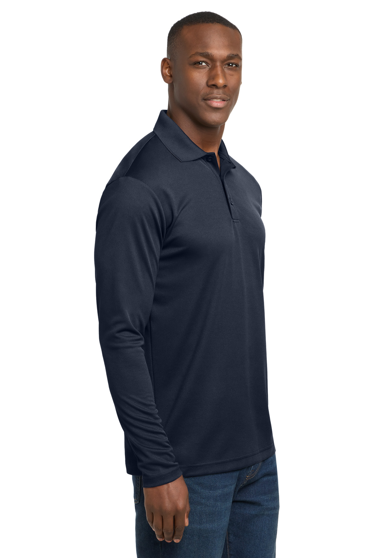 Sport-Tek PosiCharge RacerMesh Long Sleeve Polo. ST640LS