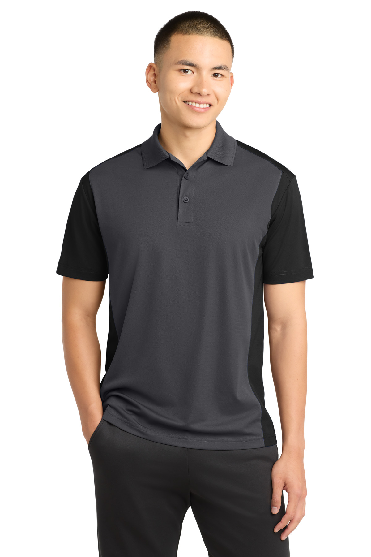 Sport-Tek Colorblock Micropique Sport-Wick Polo-Sport-Tek