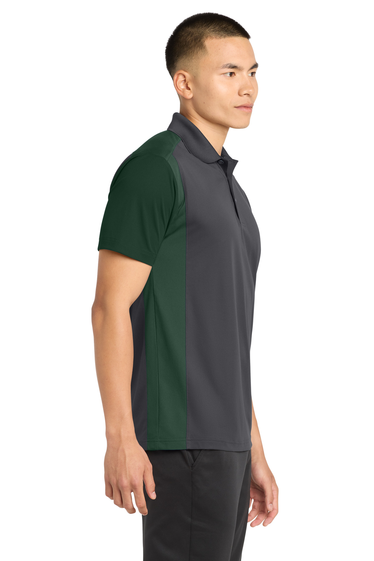 Sport-Tek Colorblock Micropique Sport-Wick Polo. ST652