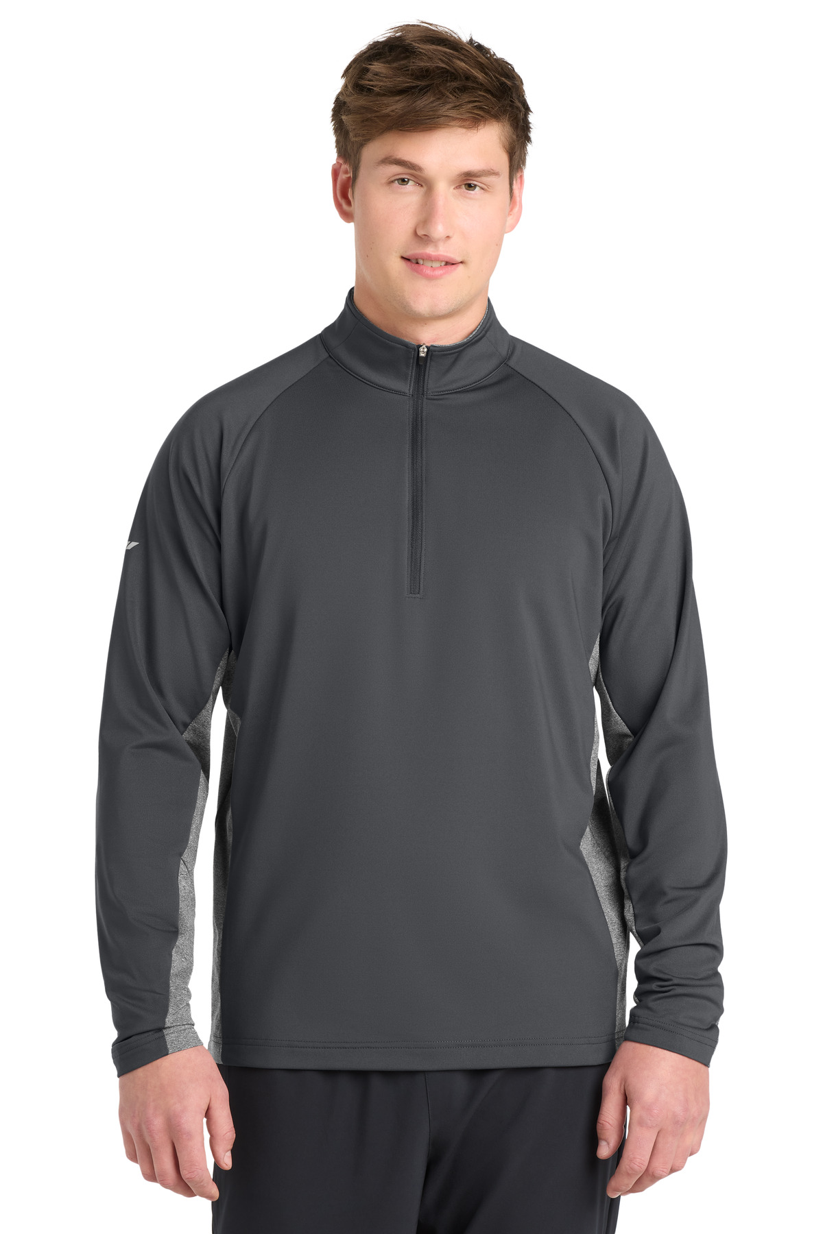 Sport-Tek Sport-Wick Stretch Contrast 1/4-Zip Pullover. ST854