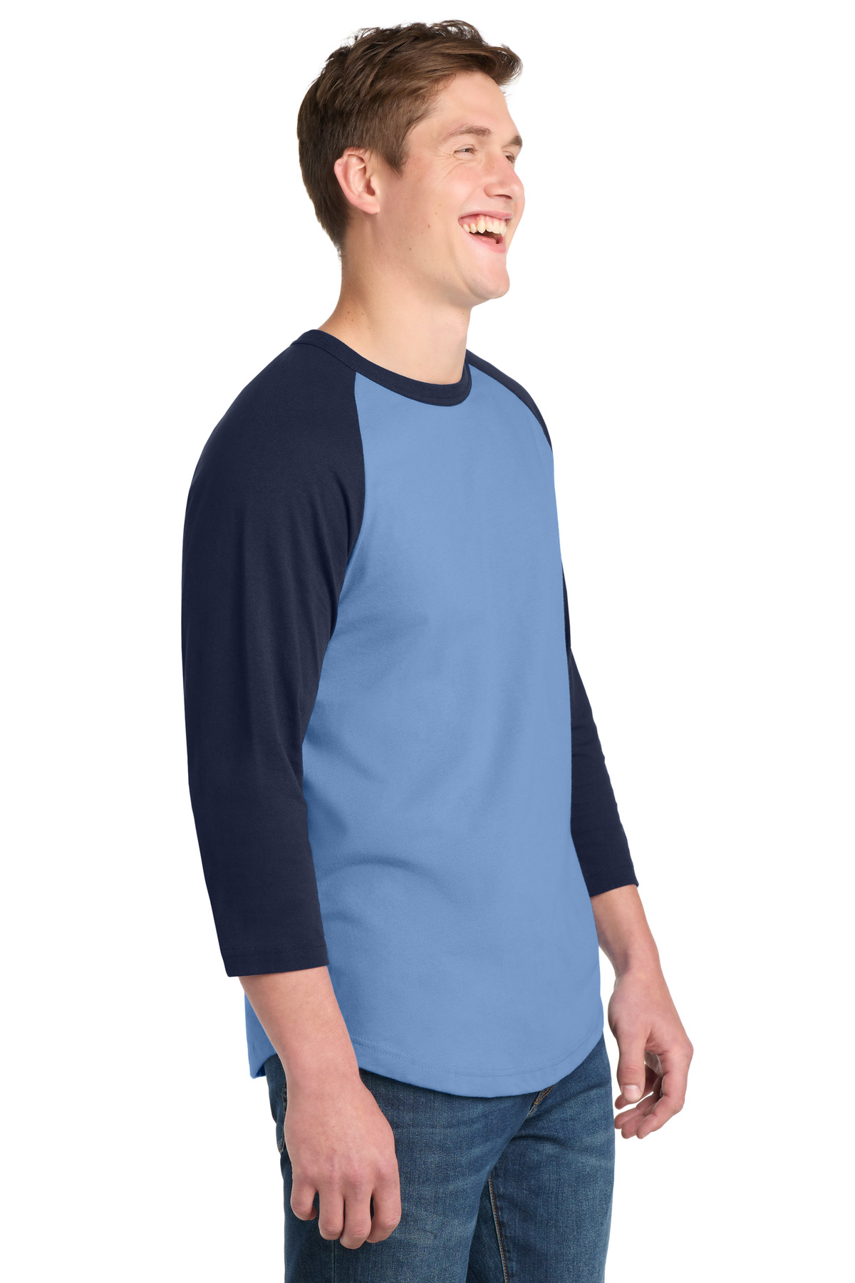 Sport-Tek Colorblock Raglan Jersey. T200