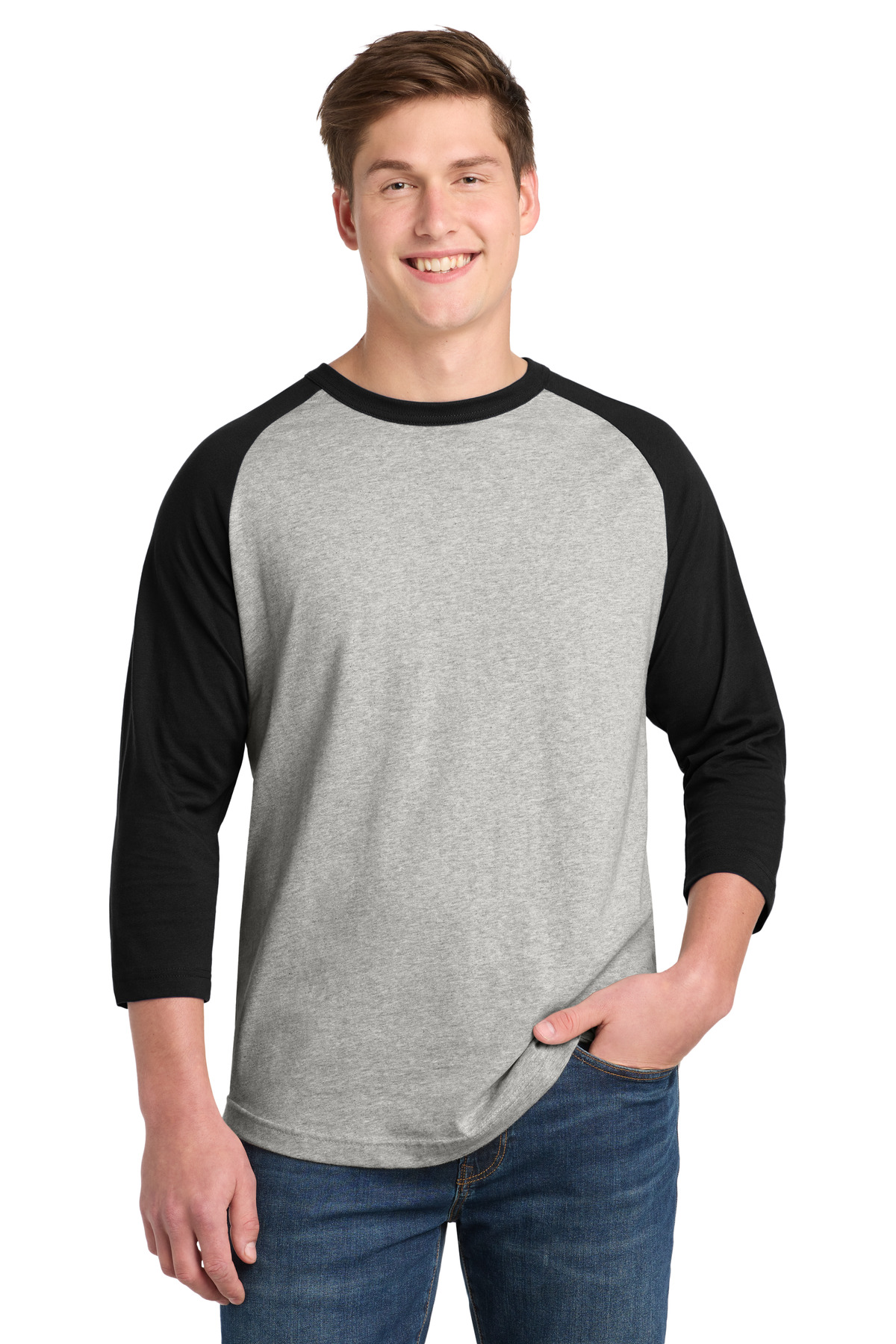 Sport-Tek ┬«  Colorblock Raglan Jersey.  T200