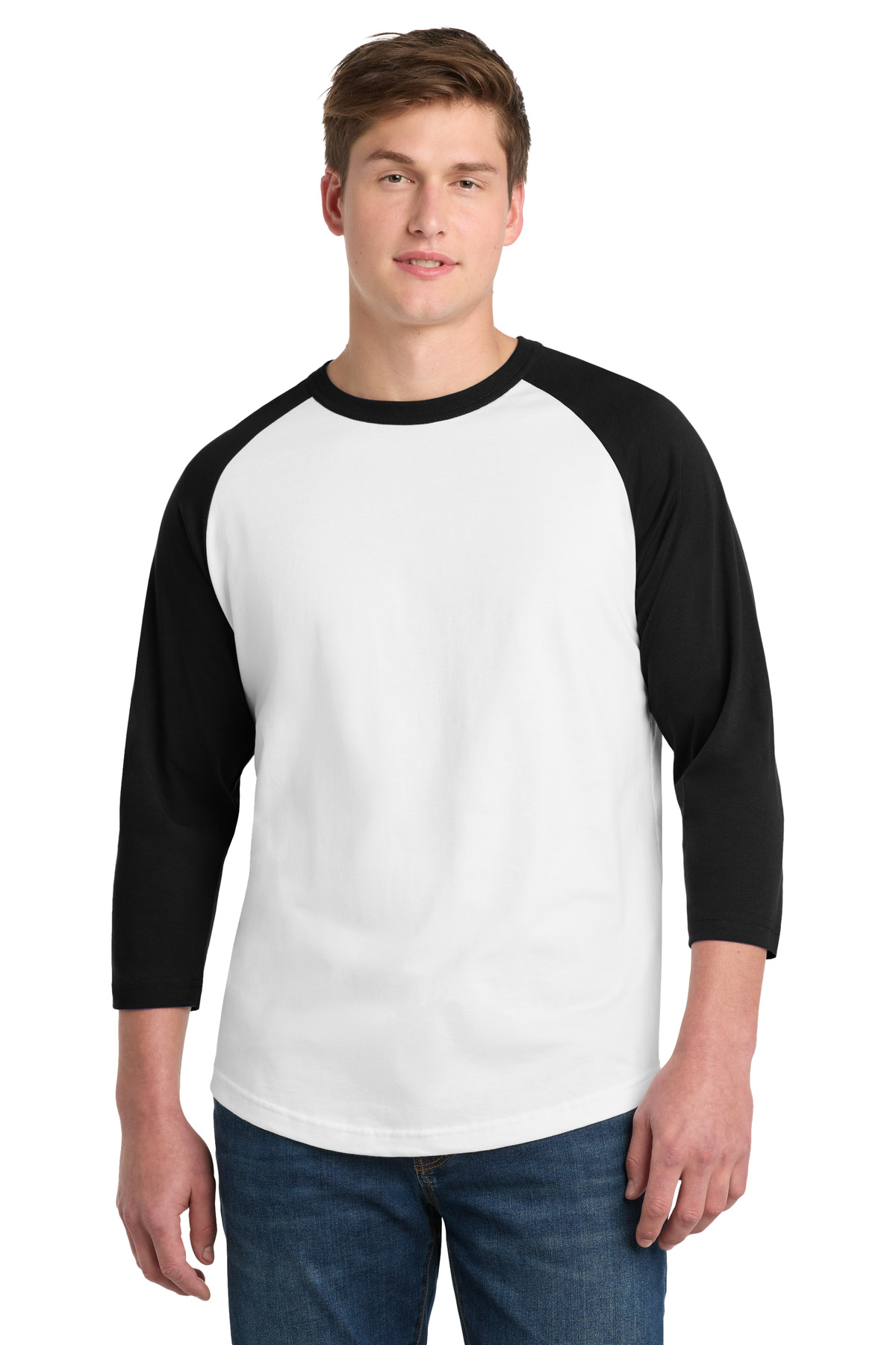 Sport-Tek Colorblock Raglan Jersey-Sport-Tek