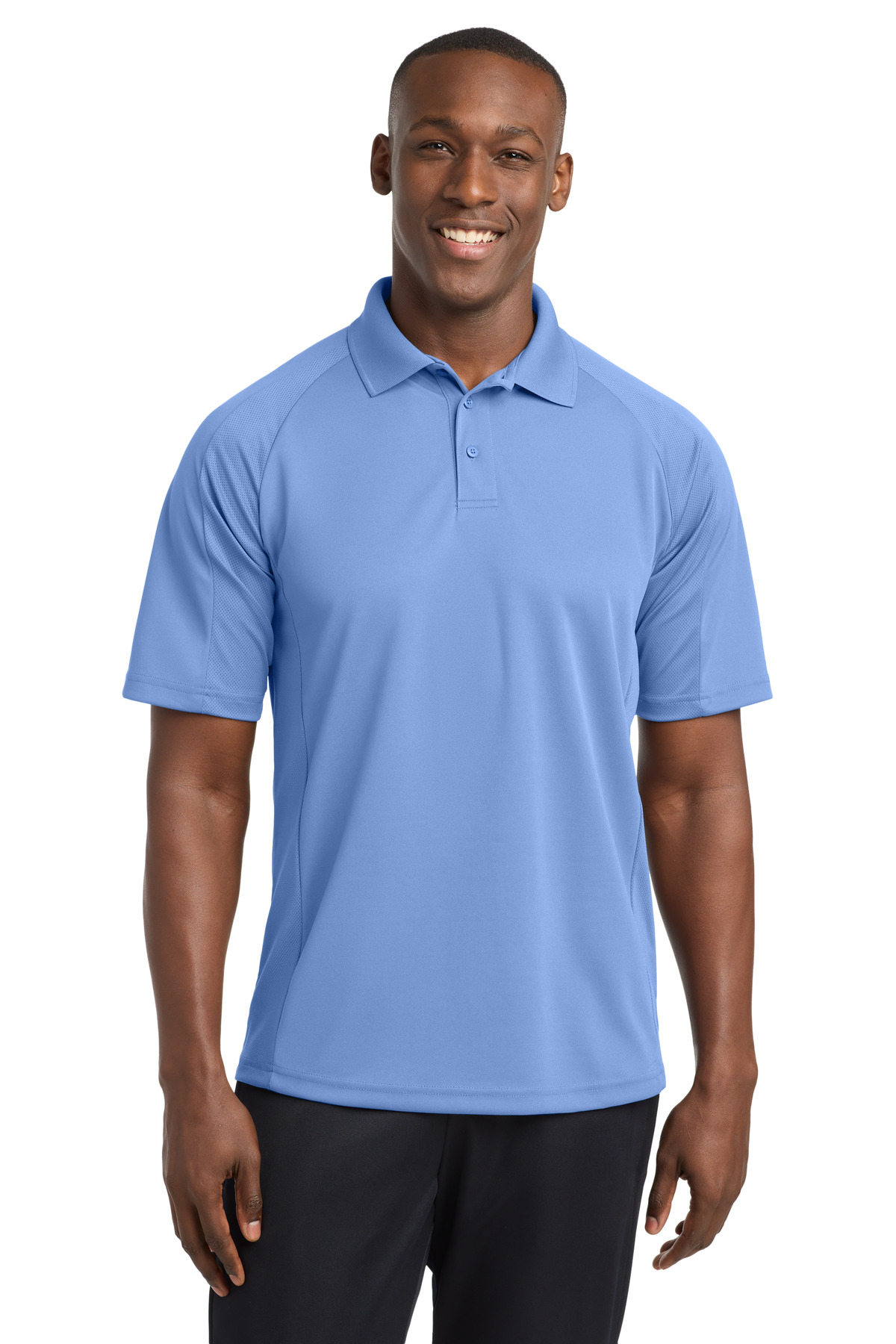 Sport-Tek Sport-Tek Dri-Mesh Pro Polo. T474 in Carolina Blue