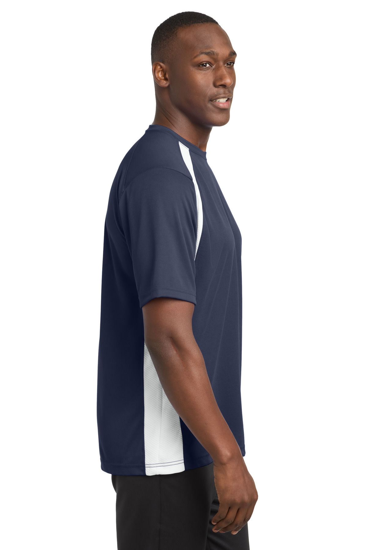 Sport-Tek Dry Zone Colorblock Crew. T478