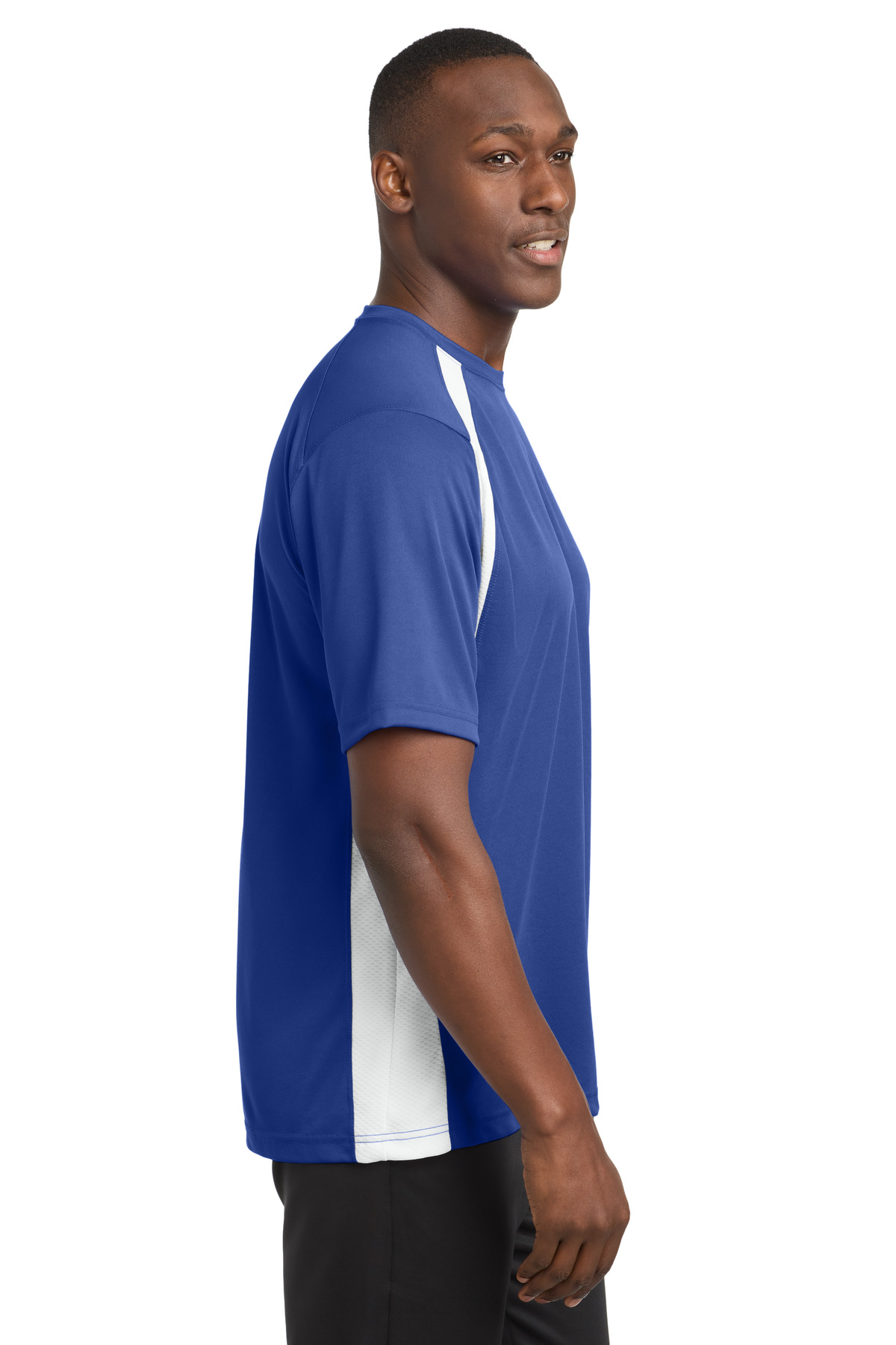 Sport-Tek Dry Zone Colorblock Crew. T478