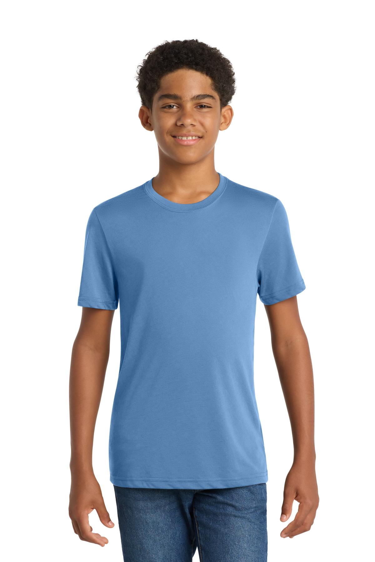 Sport-Tek DISCONTINUED Sport-Tek Youth PosiCharge Competitor Cotton Touch Tee. YST450 in Carolina Blue