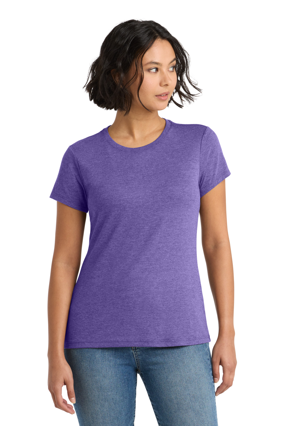 District ® Women's Perfect Tri ® Tee. DM130L - Purple Frost