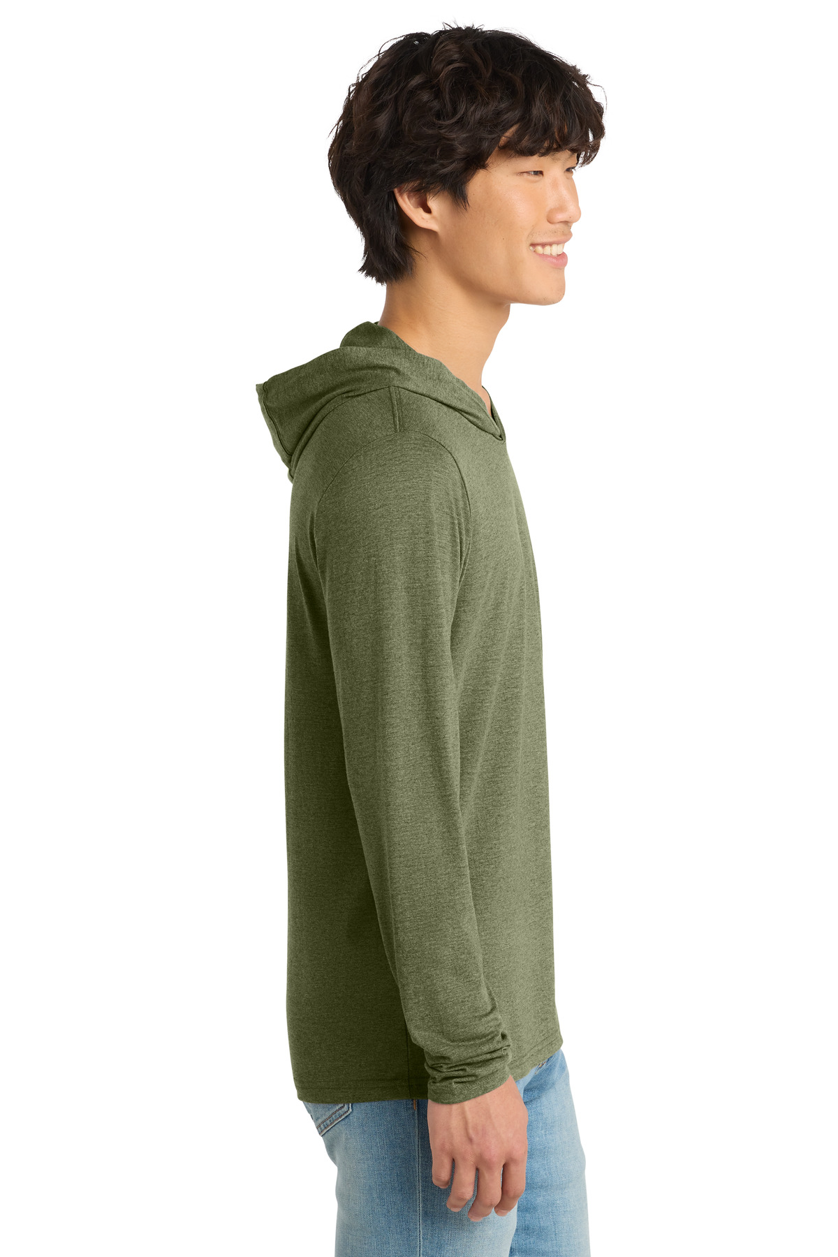 District Perfect Tri Long Sleeve Hoodie. DM139