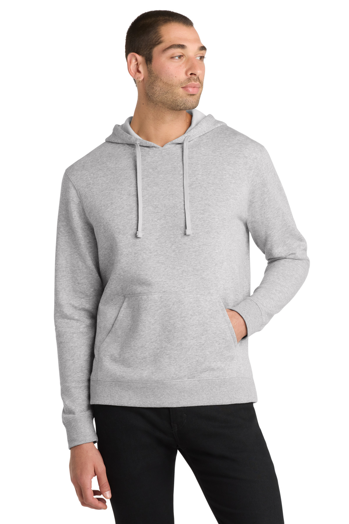 District Lightweight Fleece Hoodie. DM391
