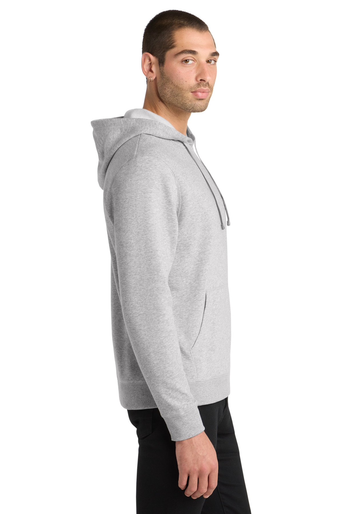 District Lightweight Fleece Hoodie. DM391