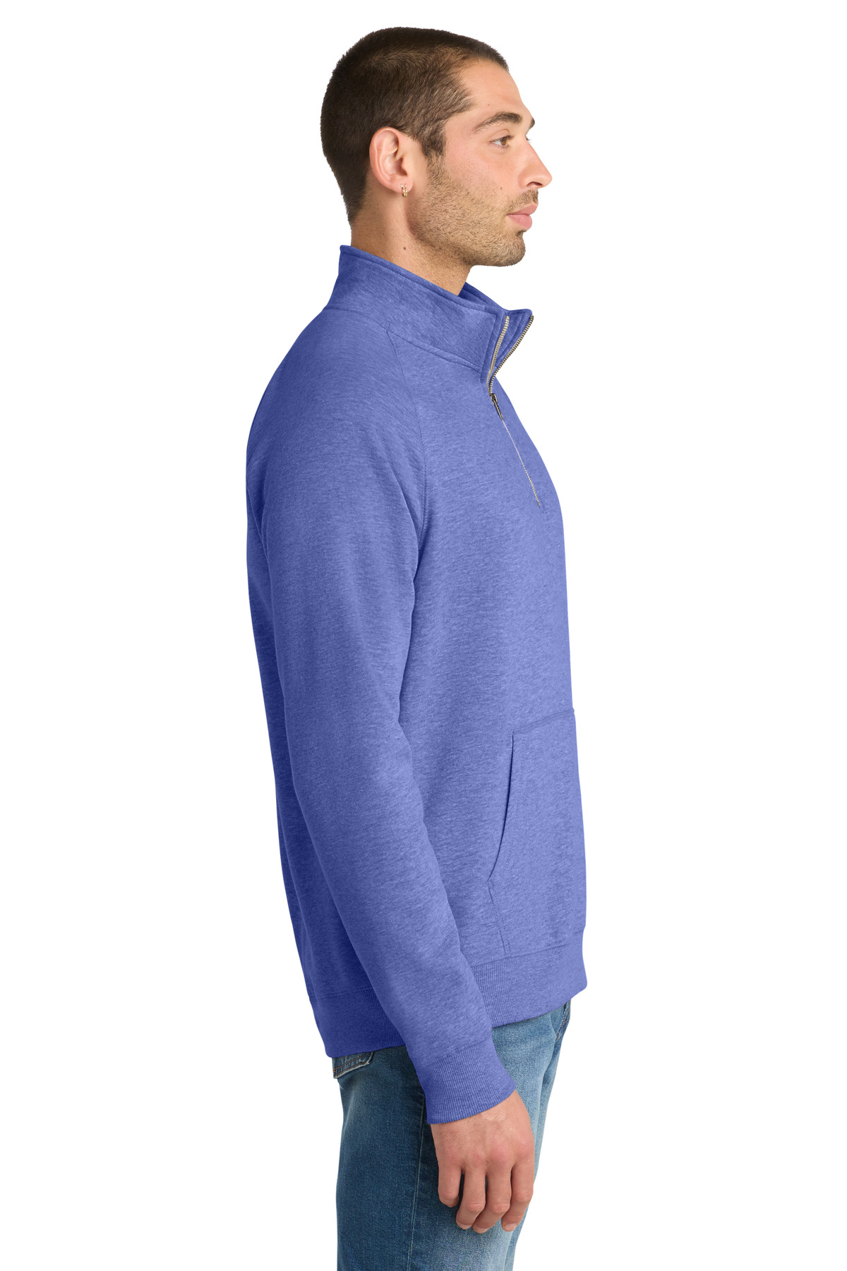 District Lightweight Fleece 1/4-Zip. DM392