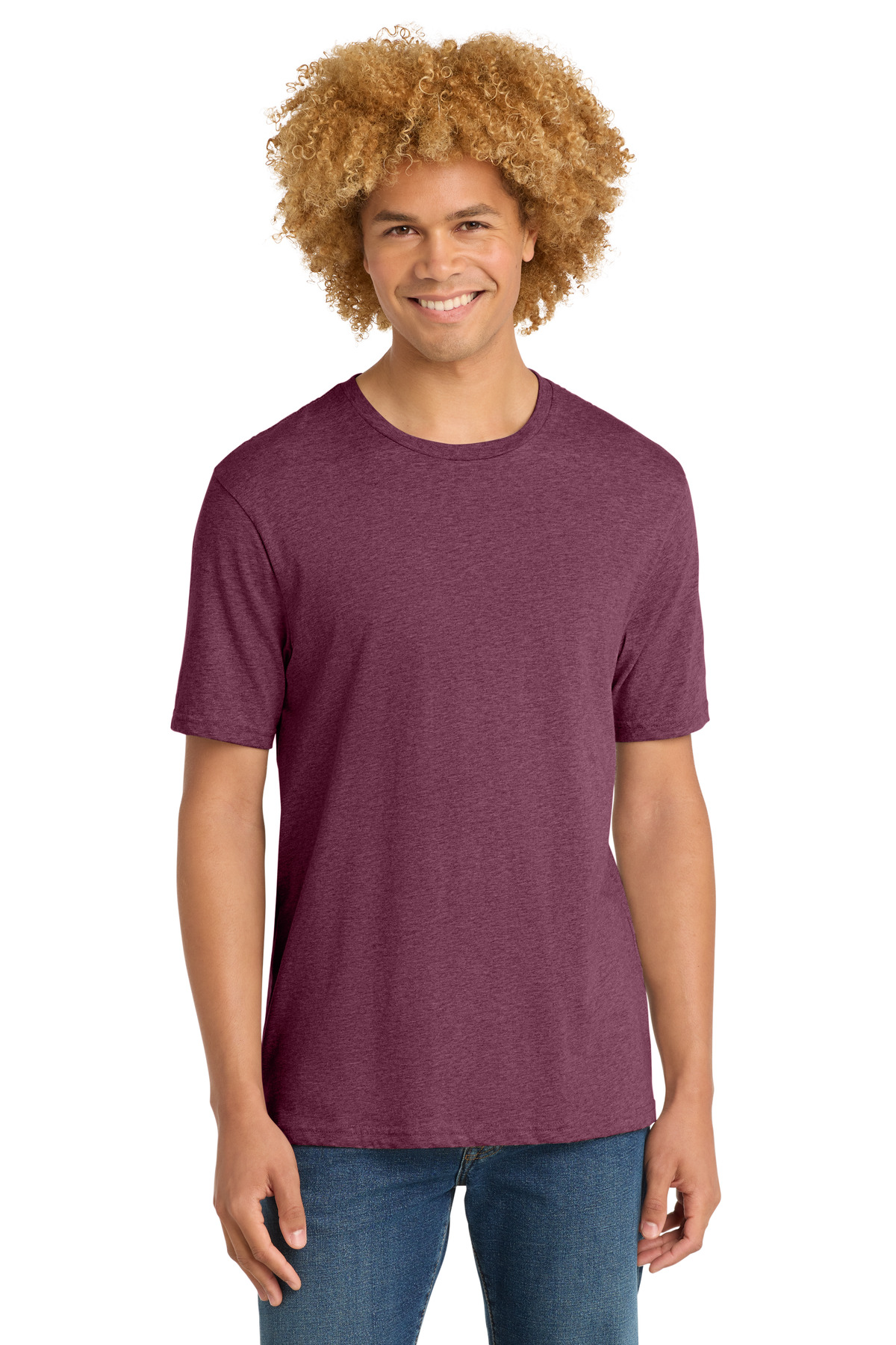 District DT104 swatch in Heathered Loganberry