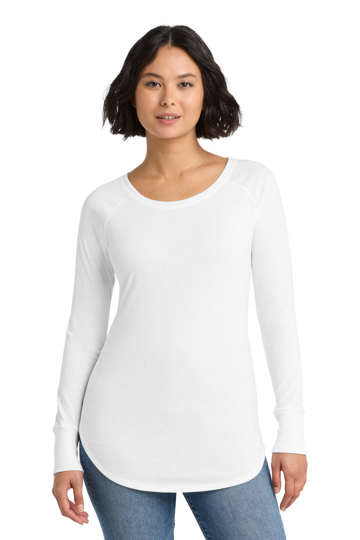 District Women‘s Perfect Tri Long Sleeve Tunic Tee-District