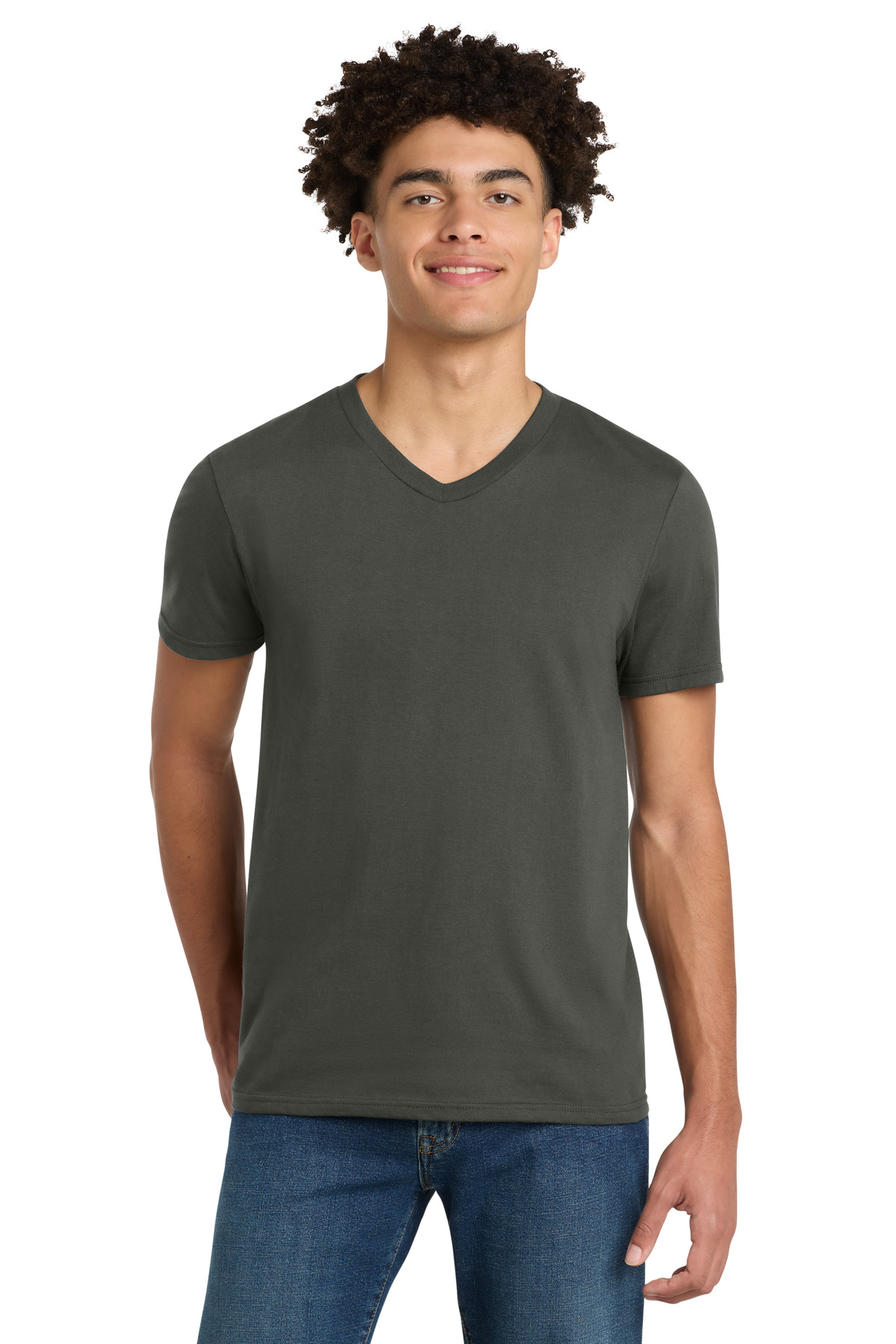 District ® Very Important Tee ® V-Neck. DT6500 - Deepest Grey