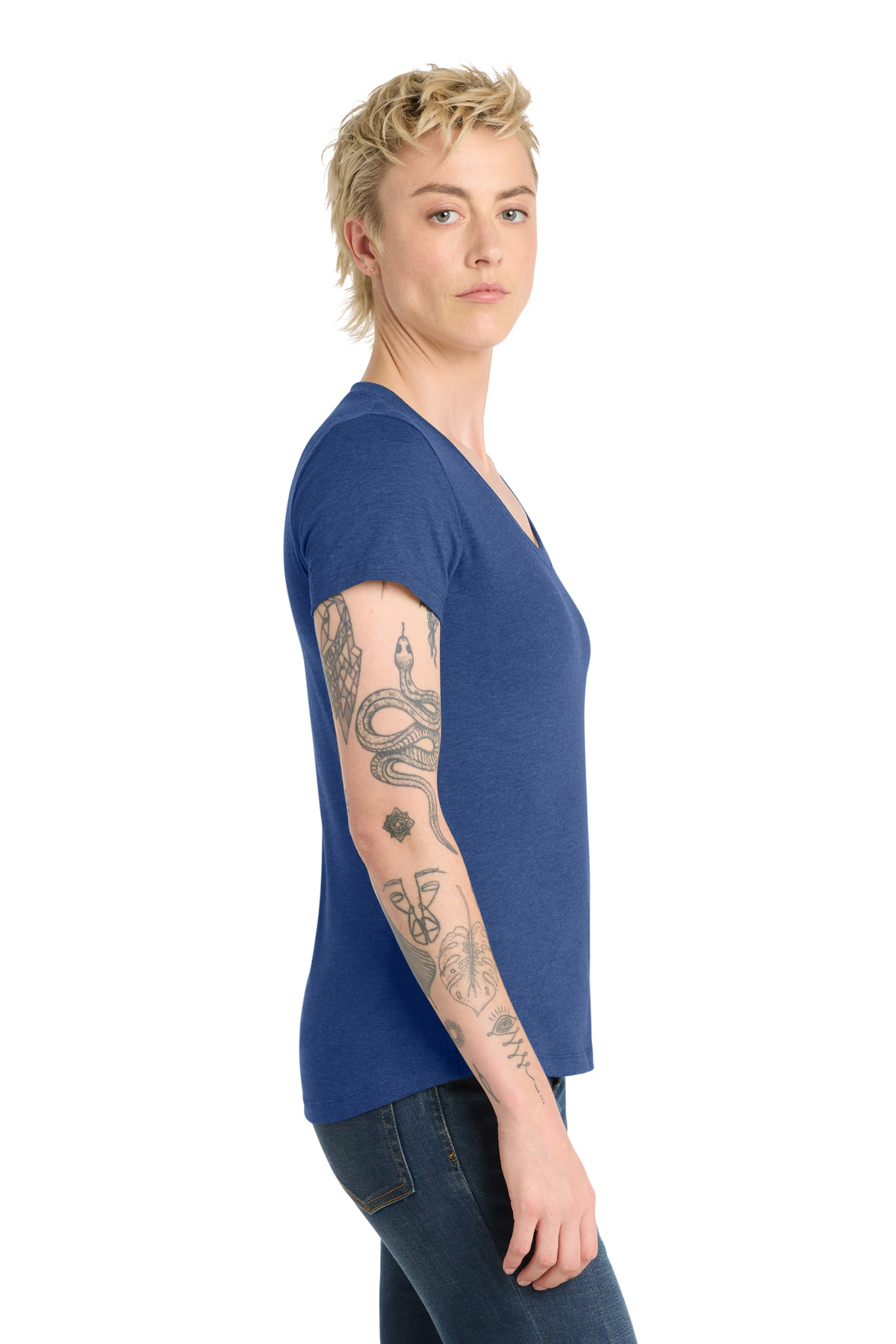 District Women's Flex Scoop Neck Tee DT7501