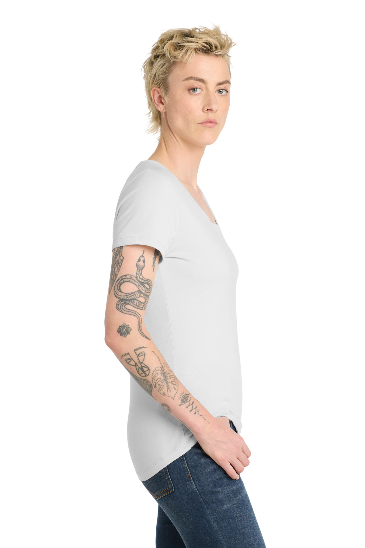 District Women's Flex Scoop Neck Tee DT7501