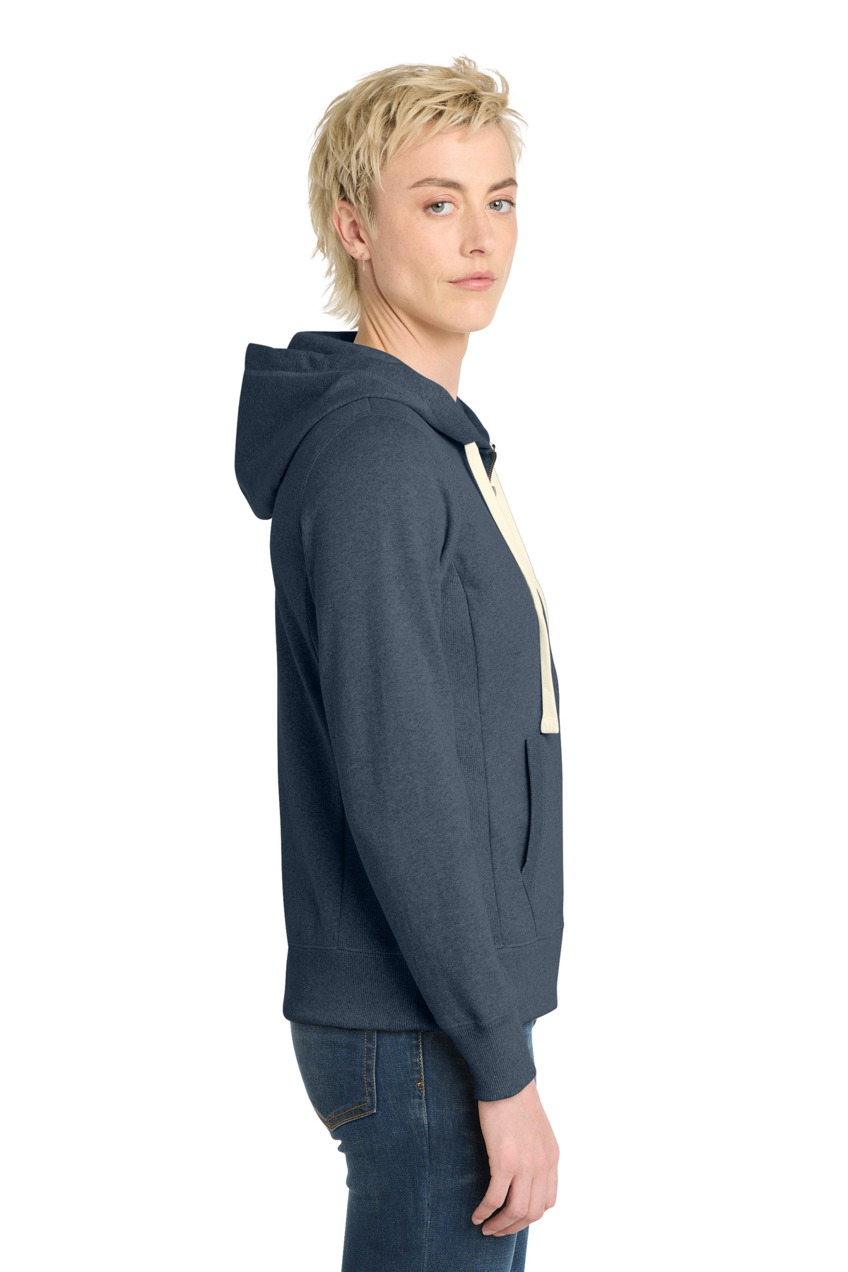 District Women's Re-Fleece Full-Zip Hoodie DT8103
