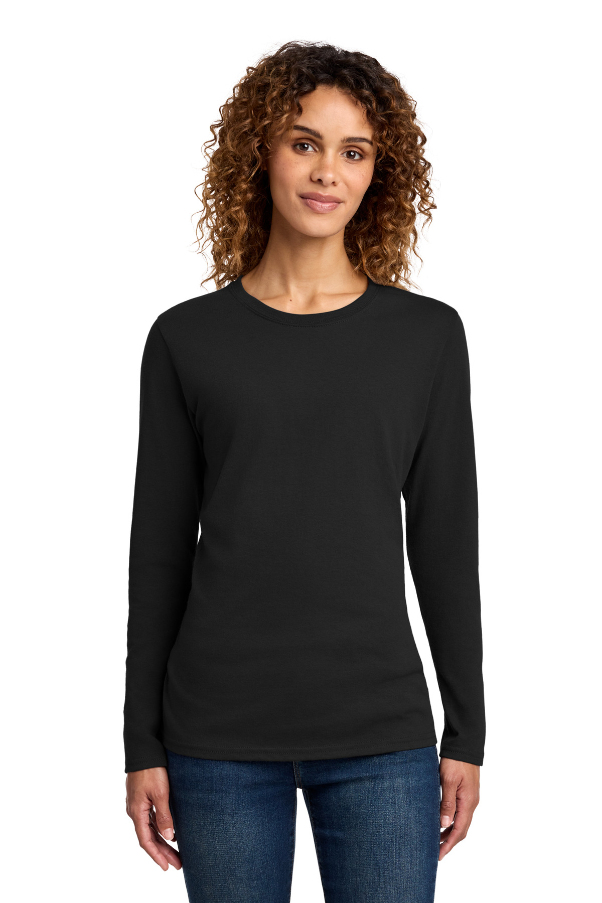 Port & Co LPC54LS — Port & Co Women's Long Sleeve Core Cotton Tee. LPC54LS