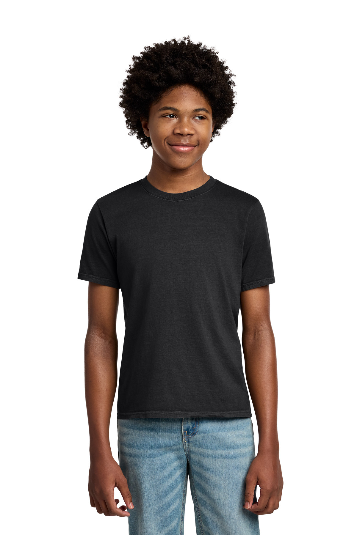 Port & Co ™ Youth Beach Wash ® Garment-Dyed Tee. PC099Y - Black
