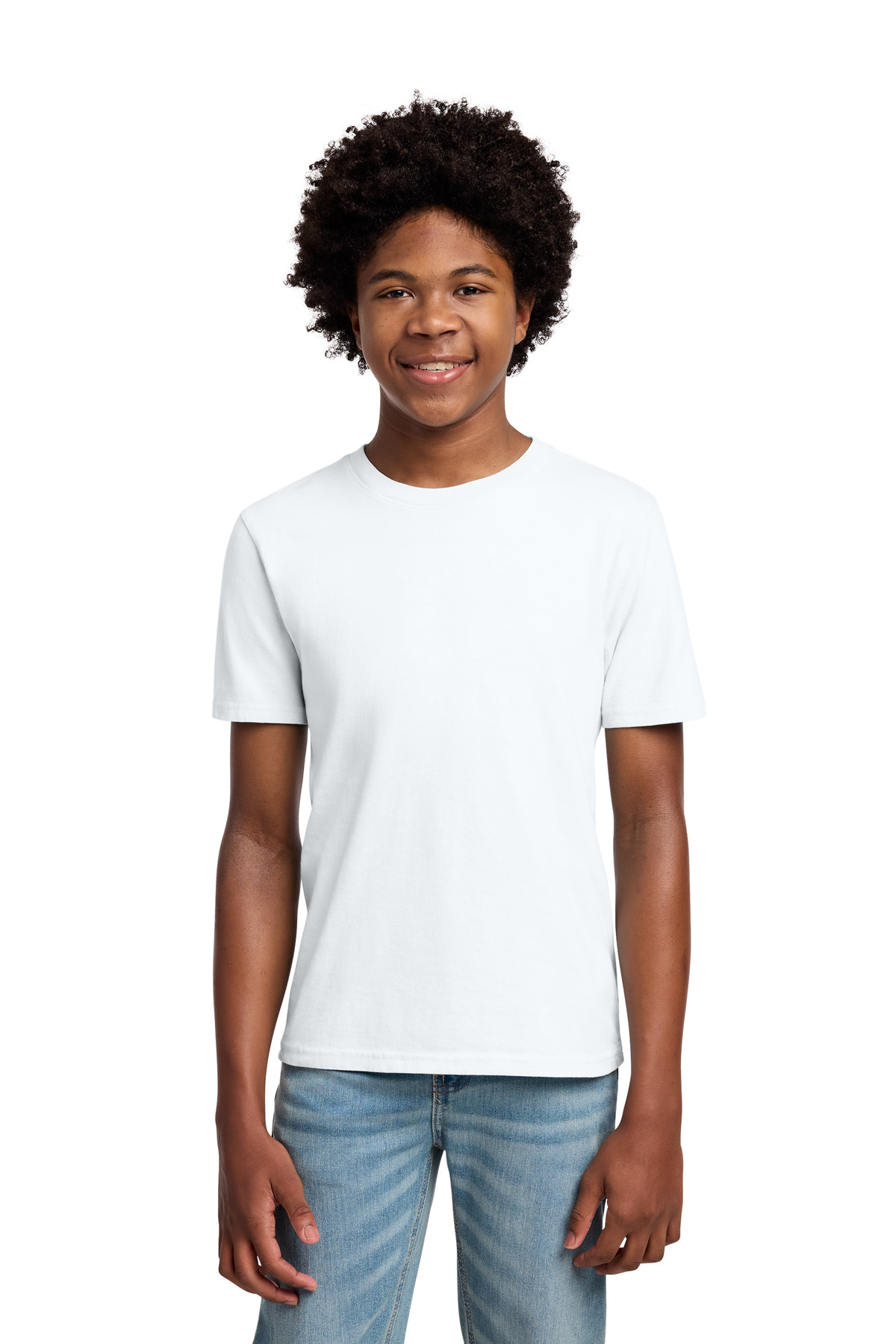 Port & Co ™ Youth Beach Wash ® Garment-Dyed Tee. PC099Y - White