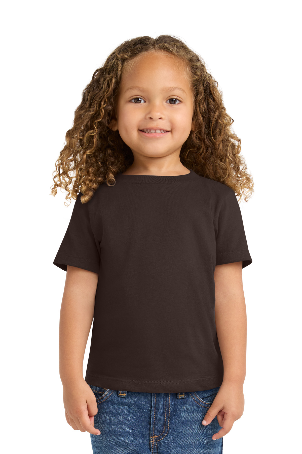 Port & Co PC450TD swatch in Dark Chocolate Brown