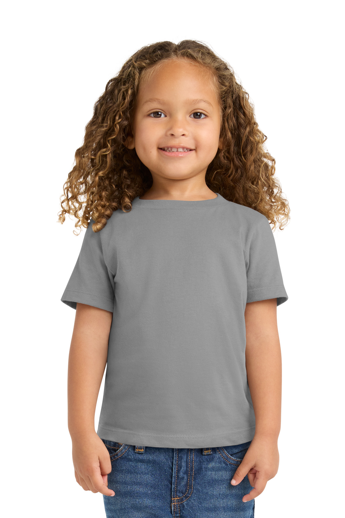 Port & Co PC450TD swatch in Medium Grey