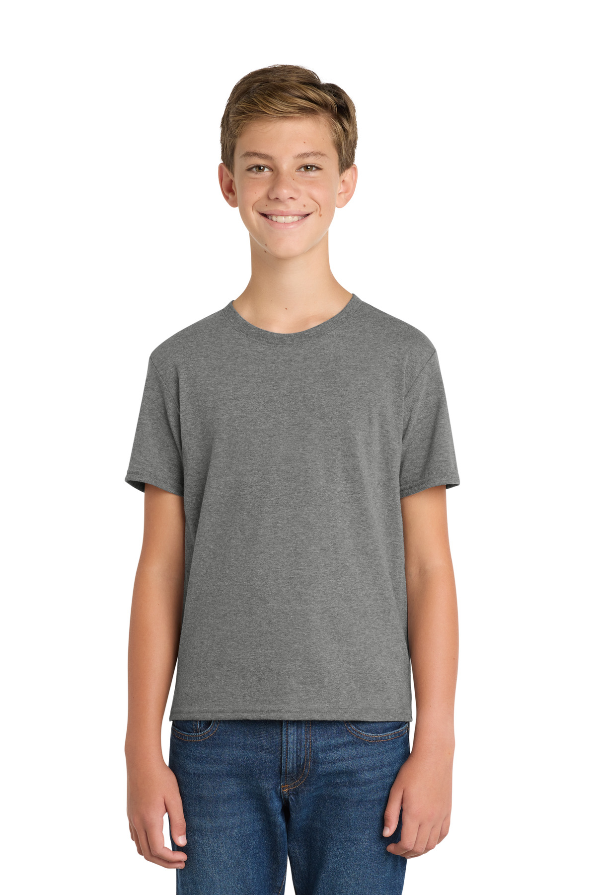 Port & Co ™ Youth Fan Favorite ™ Blend Tee. PC455Y - Graphite Heather