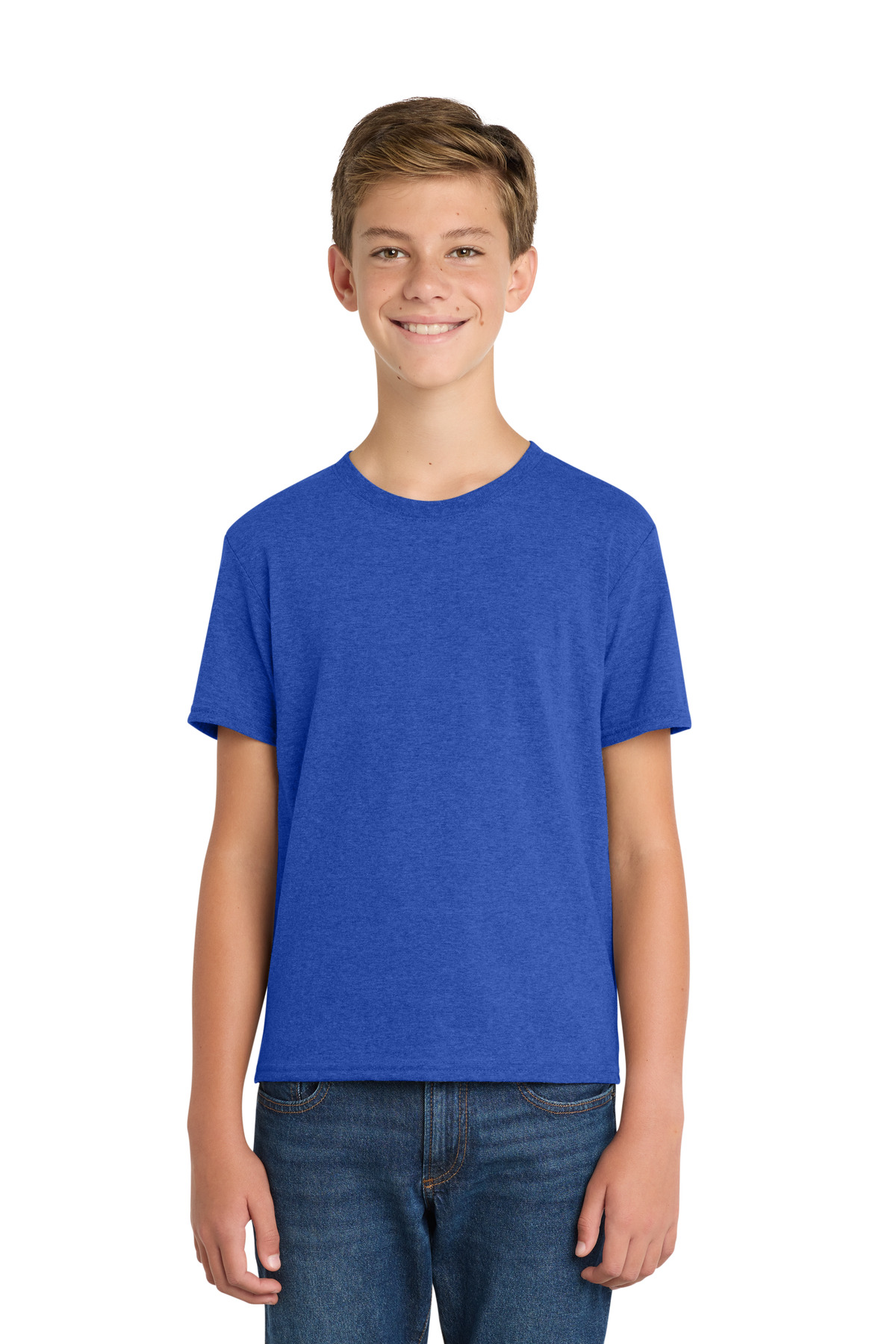 Port & Co ™ Youth Fan Favorite ™ Blend Tee. PC455Y - True Royal Heather