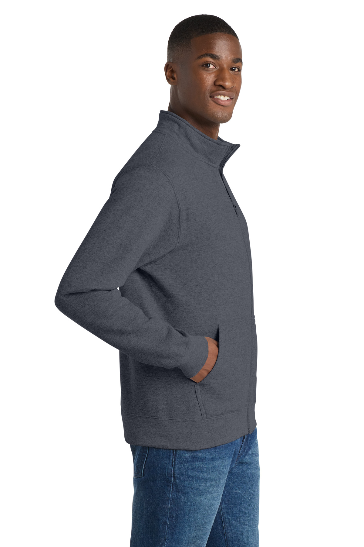 Port & Co Core Fleece Cadet Full-Zip Sweatshirt PC78FZ