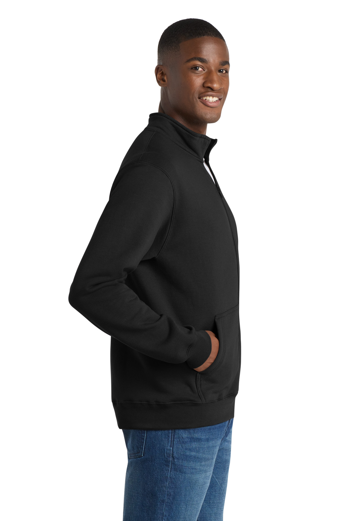 Port & Co Core Fleece Cadet Full-Zip Sweatshirt PC78FZ