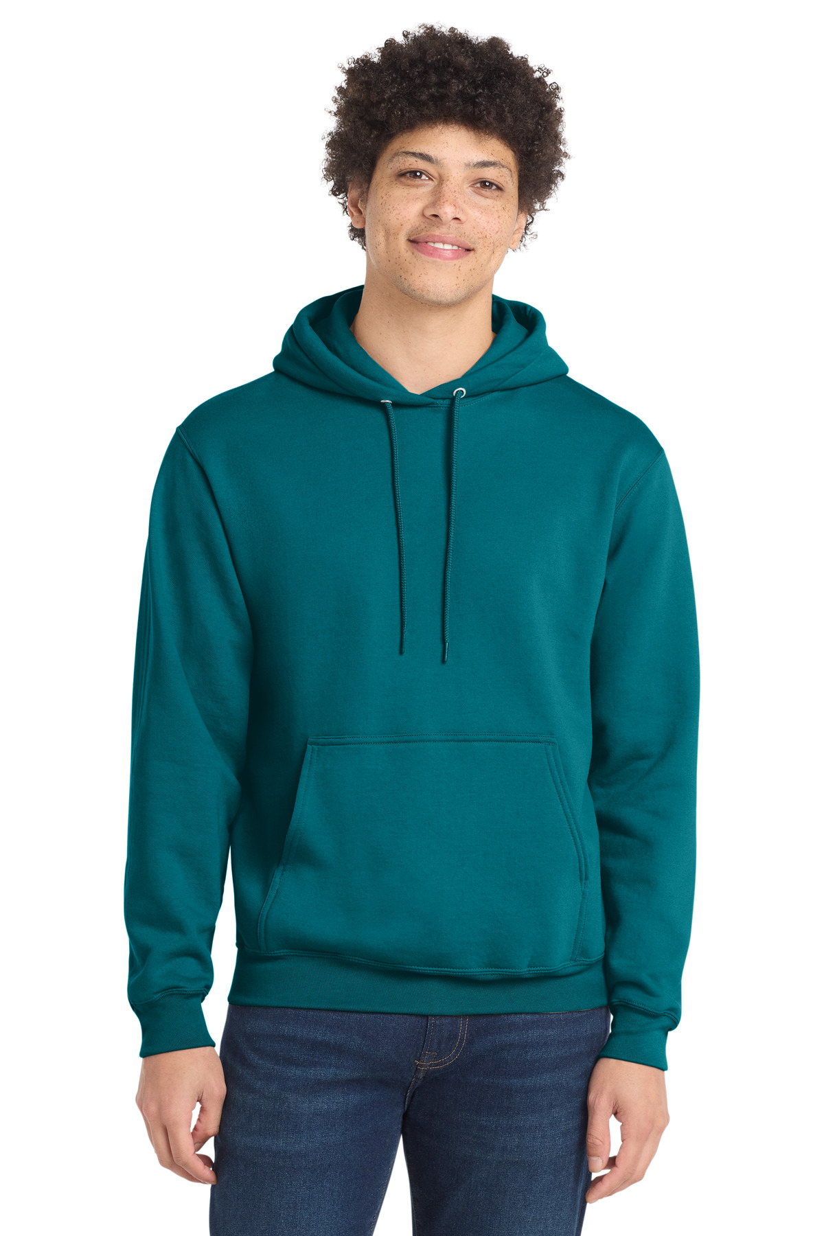 Port & Co PC78H swatch in Teal
