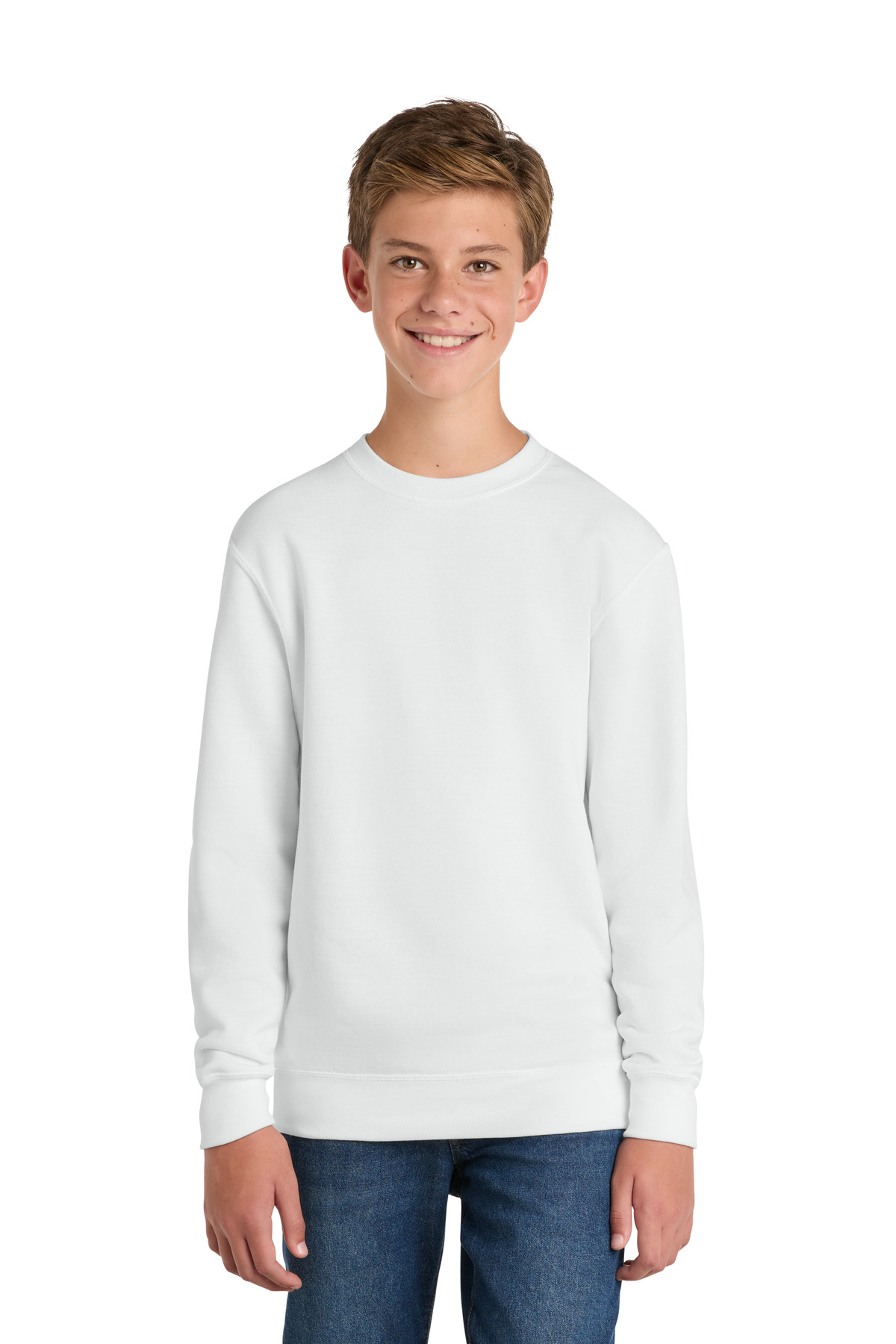 Port & Co Youth Core Fleece Crewneck Sweatshirt-Port & Co