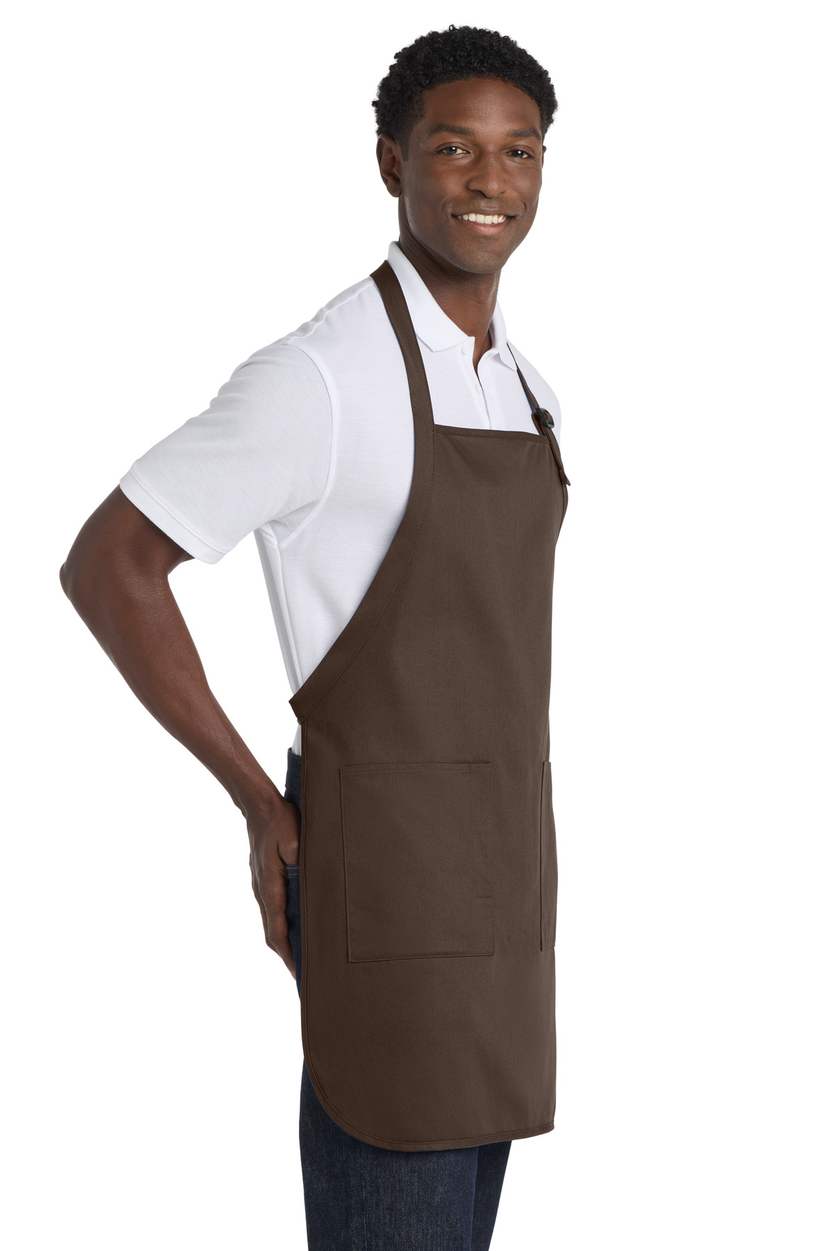Port Authority Full-Length Apron with Pockets. A500