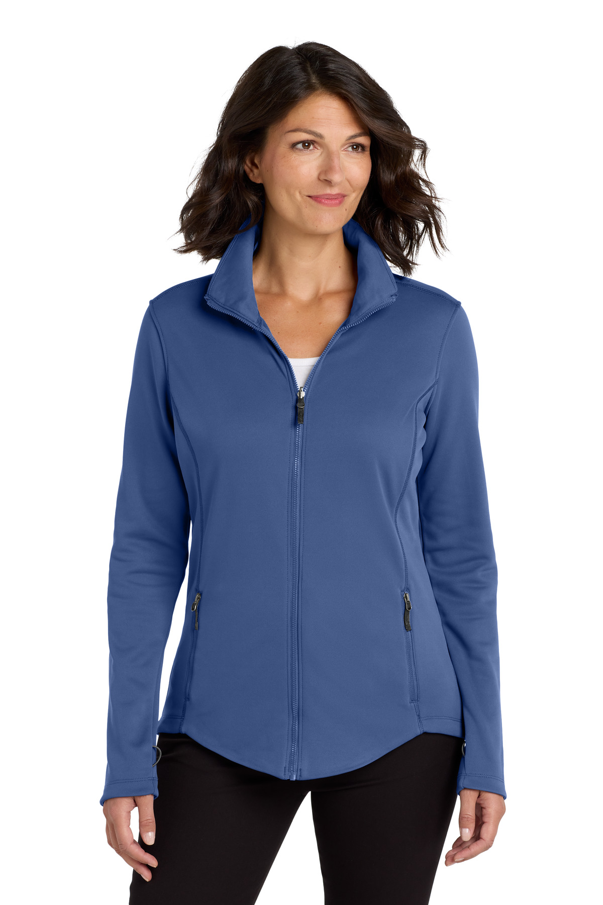 Port Authority  ®  Women's Collective Smooth Fleece Jacket. L904 - Front Model