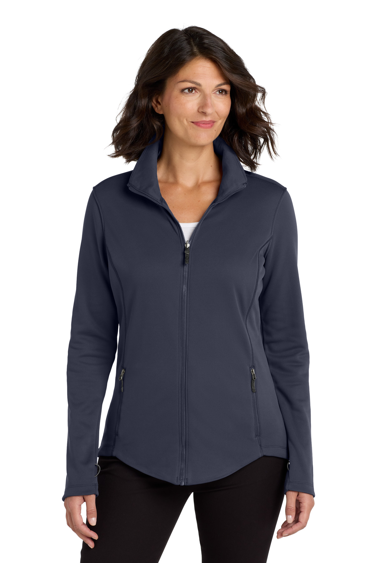 Port Authority  ®  Women's Collective Smooth Fleece Jacket. L904 - Front Model