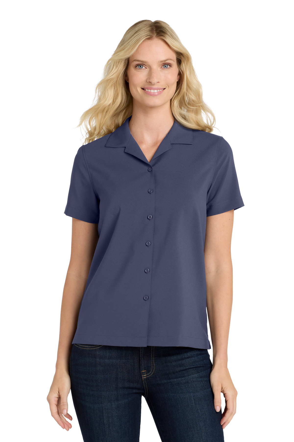 Port Authority ® Women's Short Sleeve Performance Staff Shirt LW400 - Image 4
