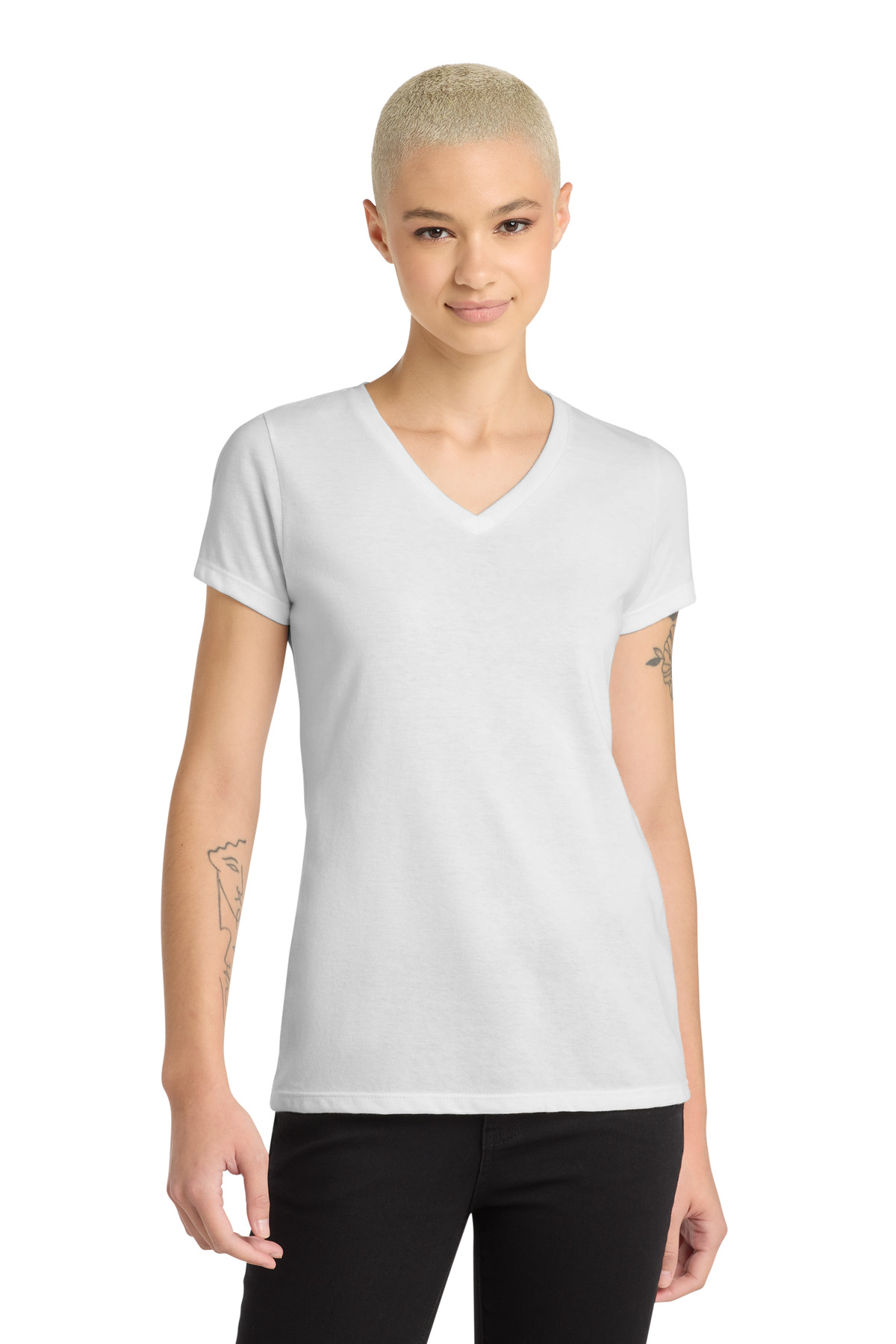 District Women&#39;s Perfect Blend CVC V&#45;Neck Tee-District