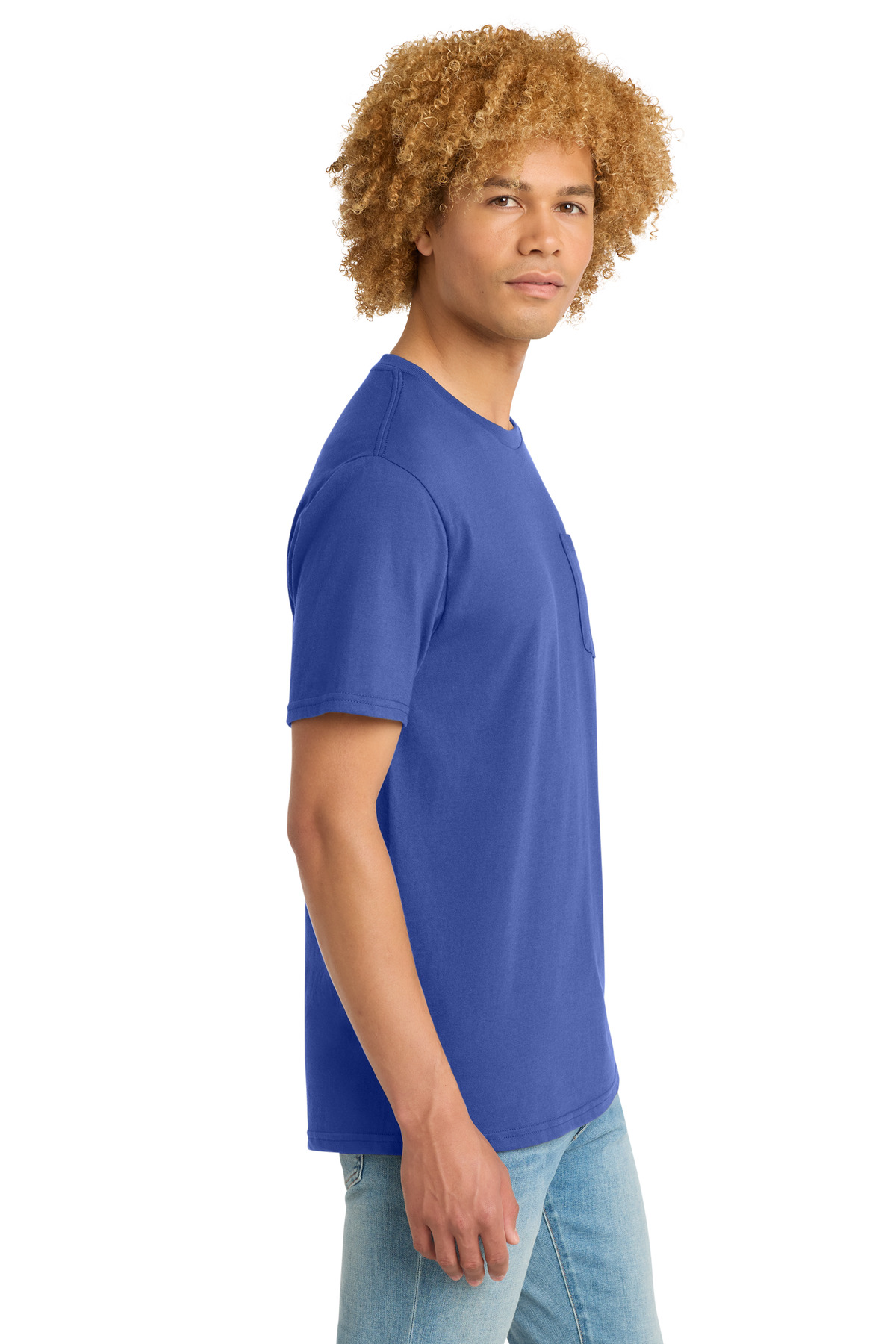 District Very Important Tee with Pocket. DT6000P