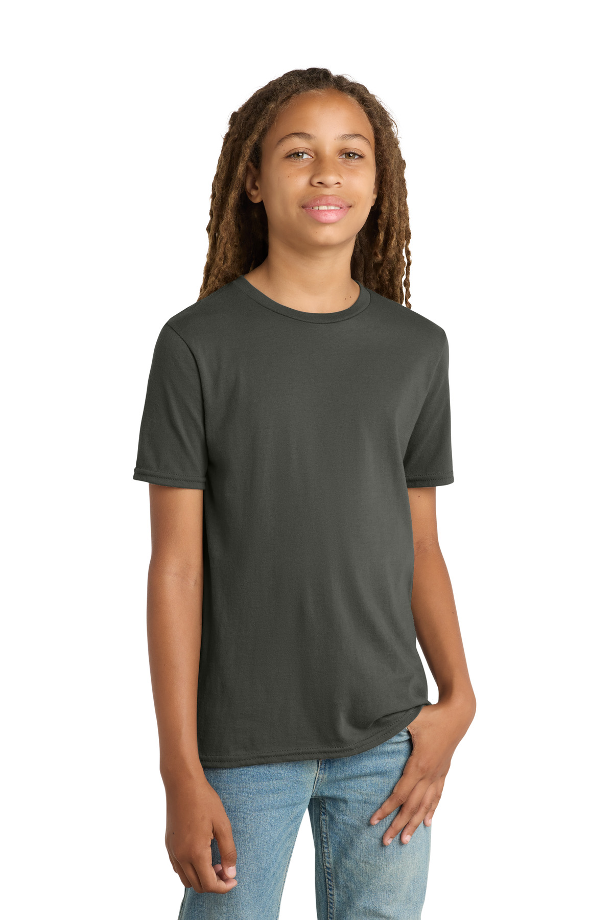 District ® Youth Very Important Tee ® . DT6000Y - Deepest Grey