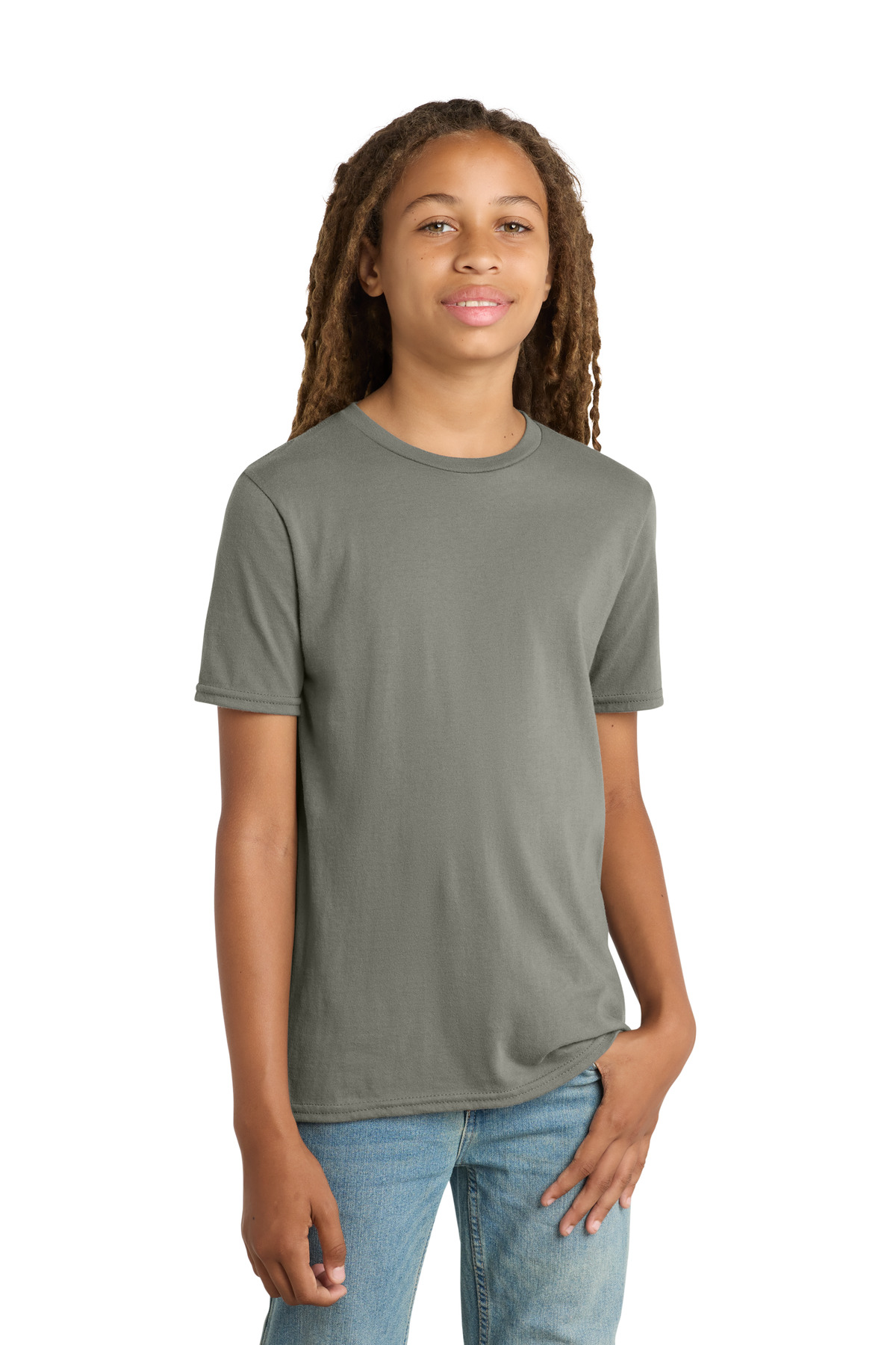 District ® Youth Very Important Tee ® . DT6000Y - Deep Smoke