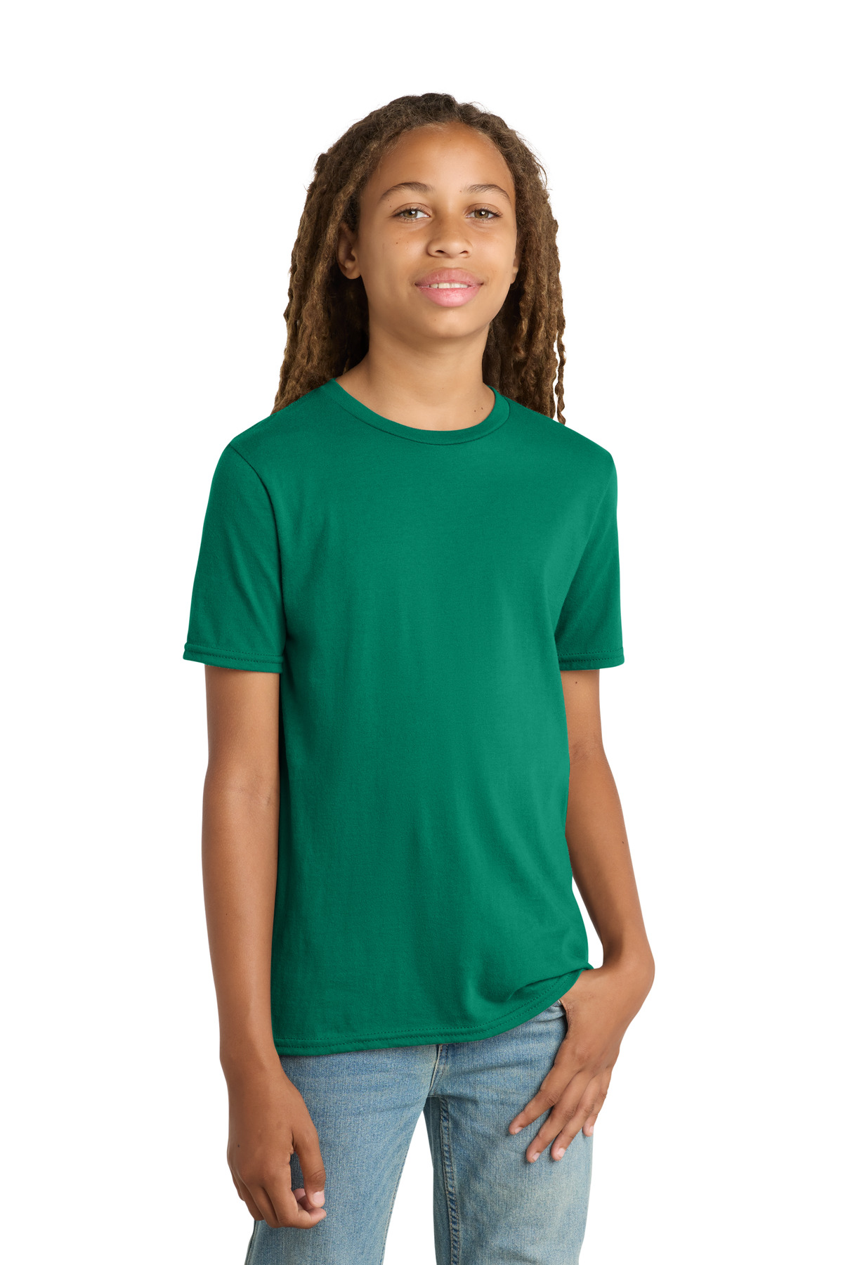 District ® Youth Very Important Tee ® . DT6000Y - Jewel Green