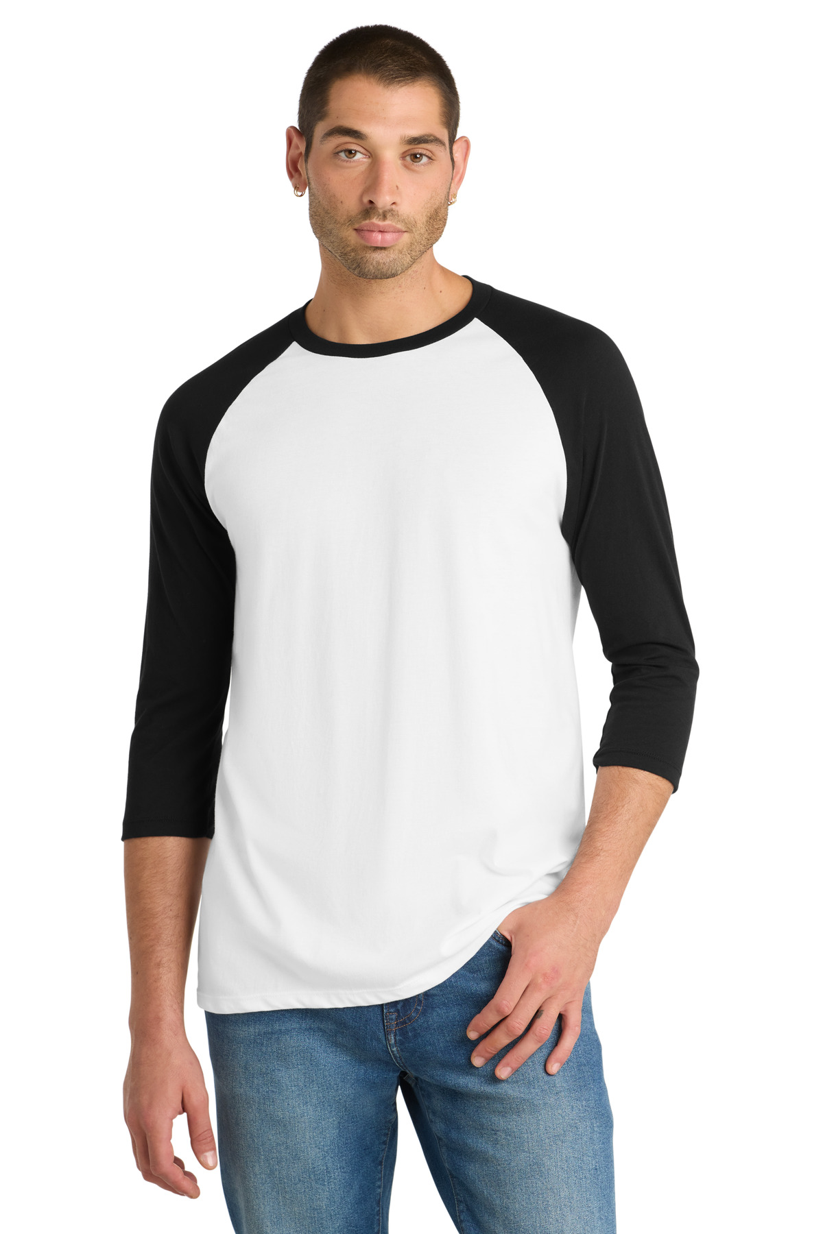 DISCONTINUED  District ®  Very Important Tee ®  3/4-Sleeve Raglan