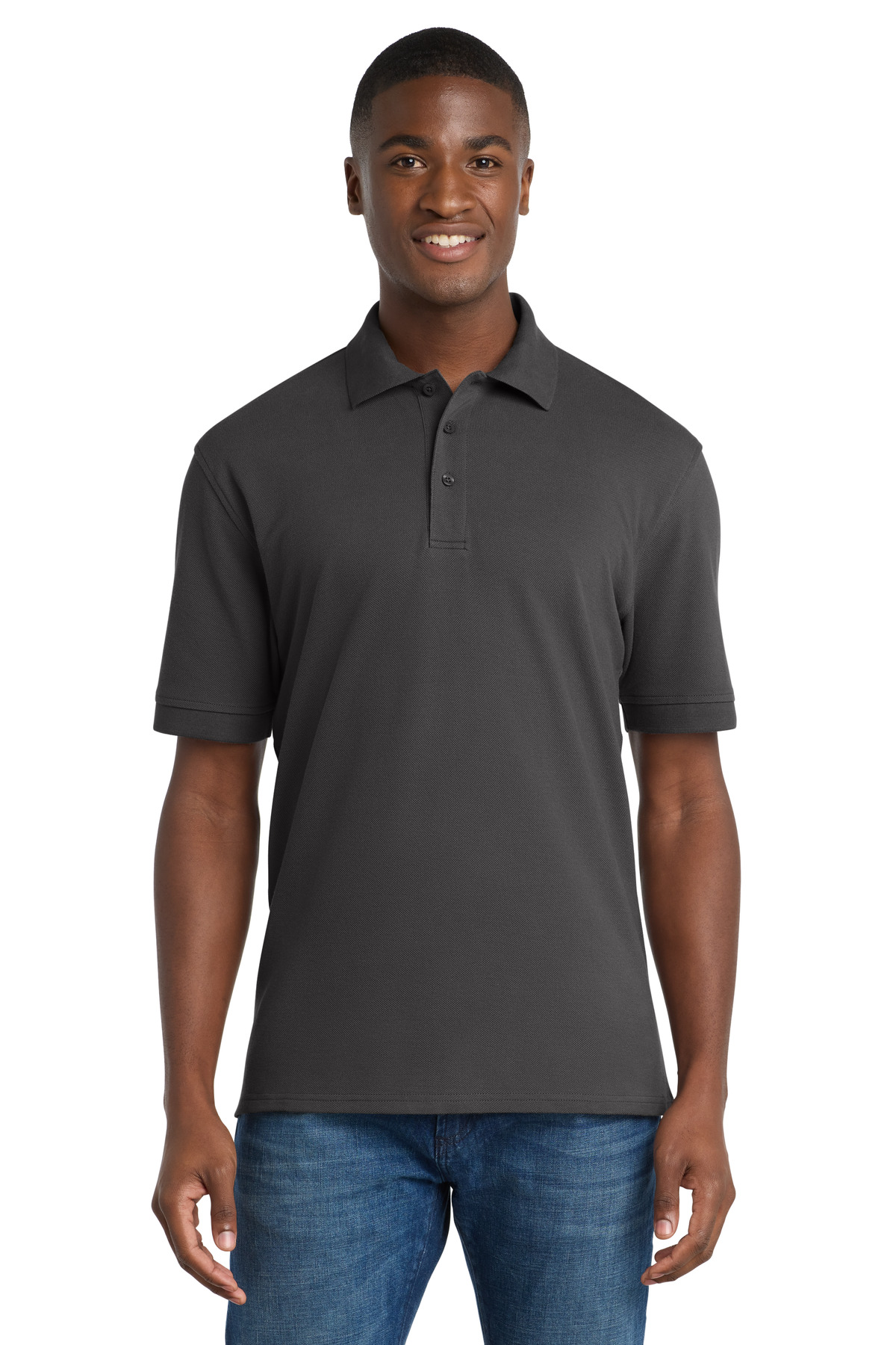 Port & Co Combed Ring Spun Pique Polo-Port & Co