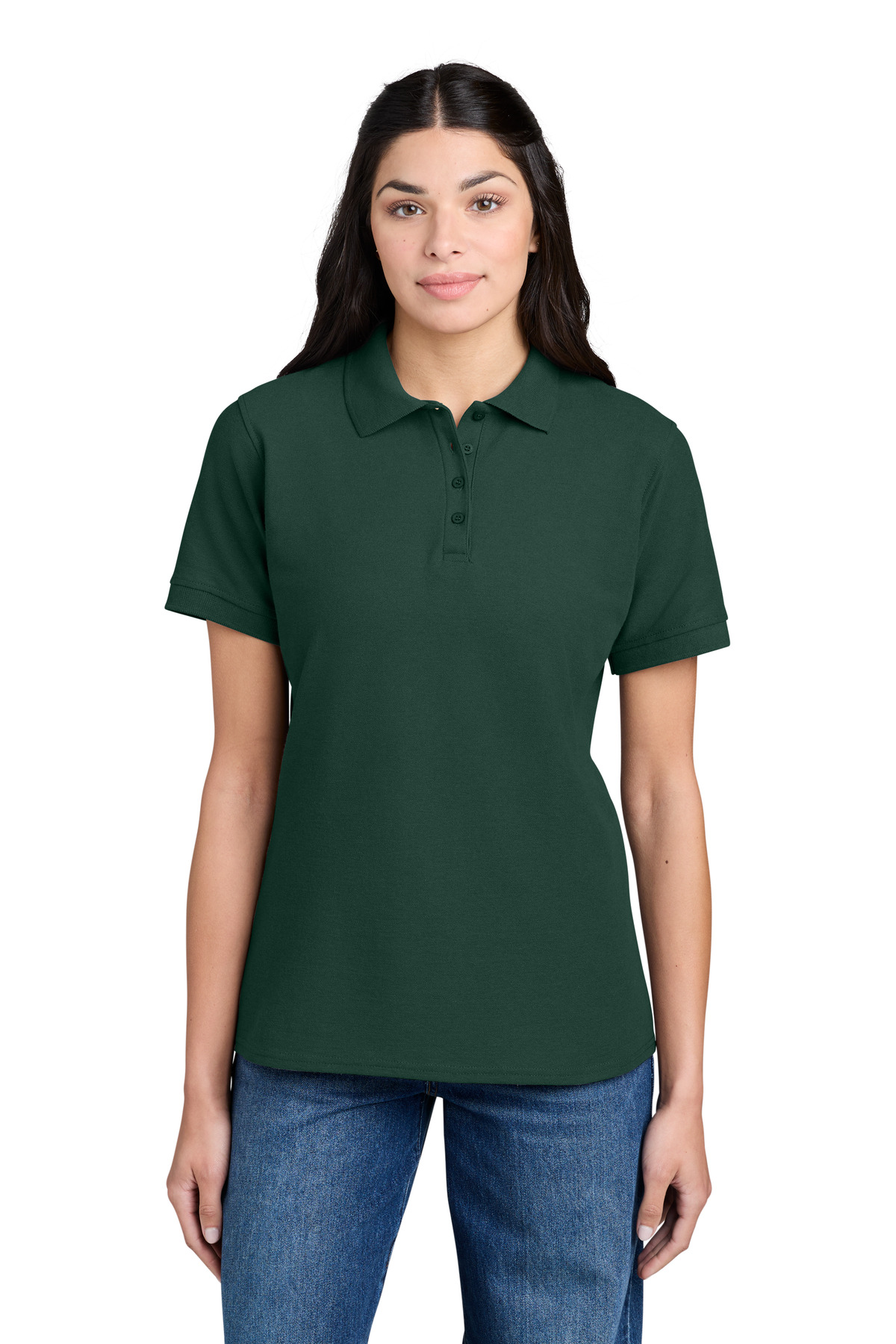 Port & Co LKP155 swatch in Dark Green