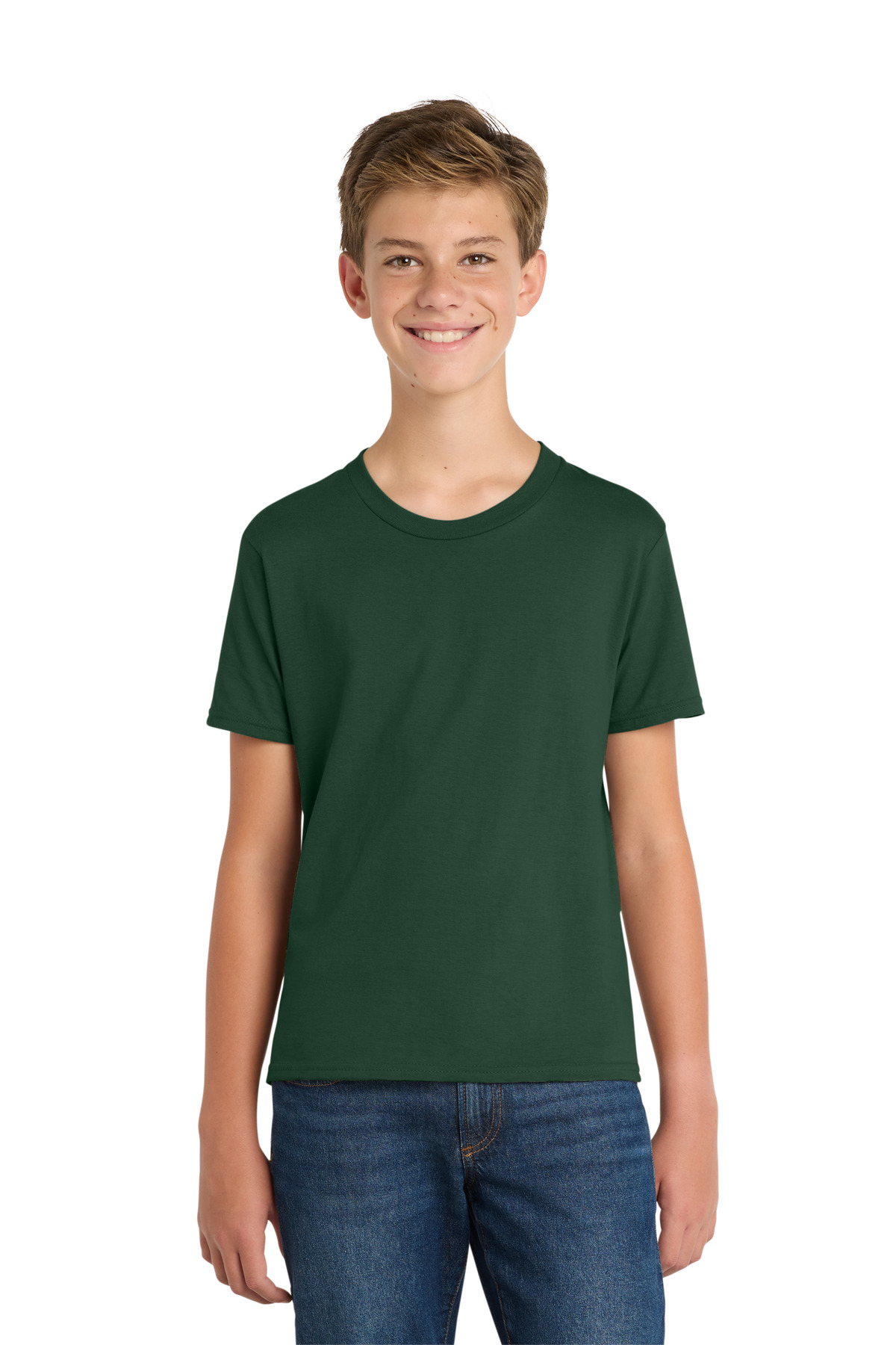 Port & Co PC450Y swatch in Forest Green