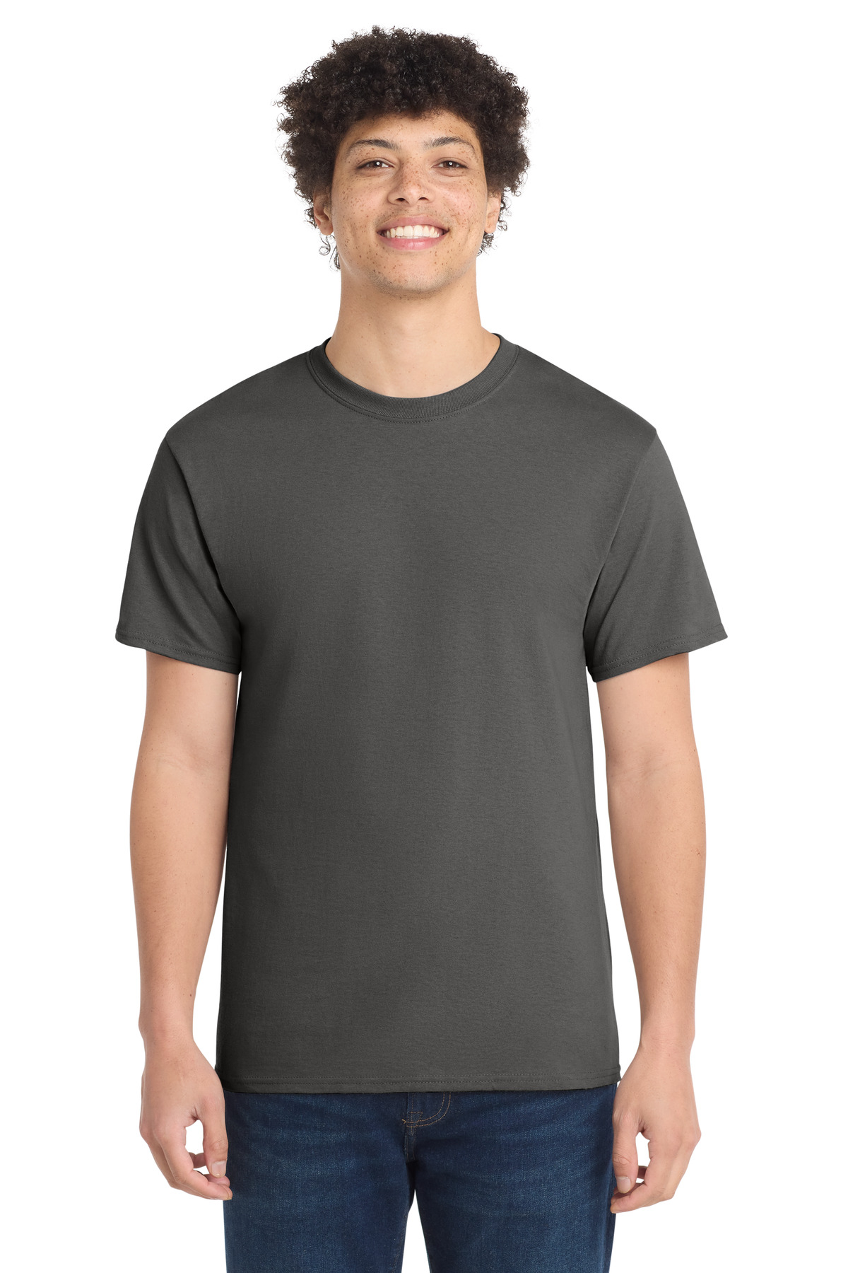 Port & Co ™ Tall Core Cotton Tee PC54T - Charcoal