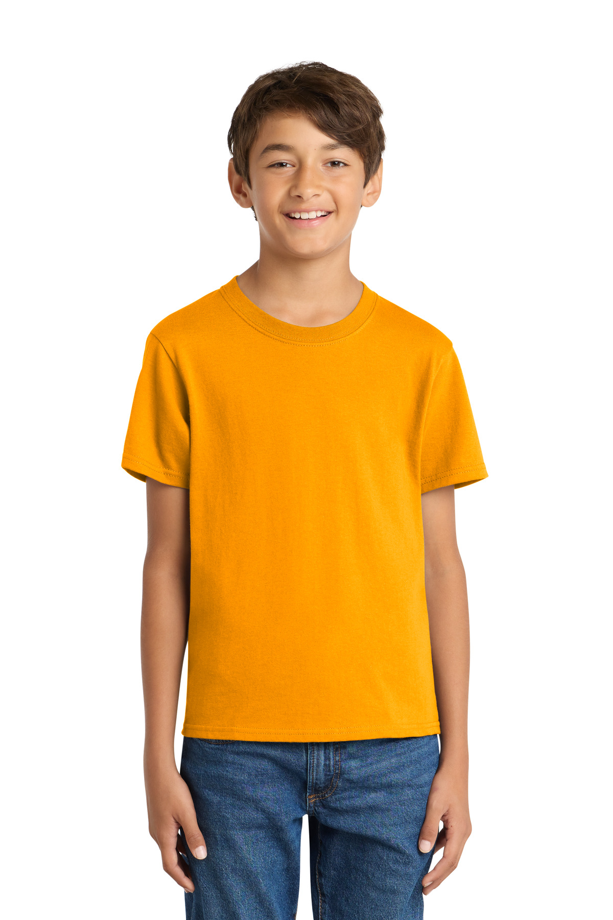 Port & Co ™ Youth Core Cotton Tee. PC54Y - Gold